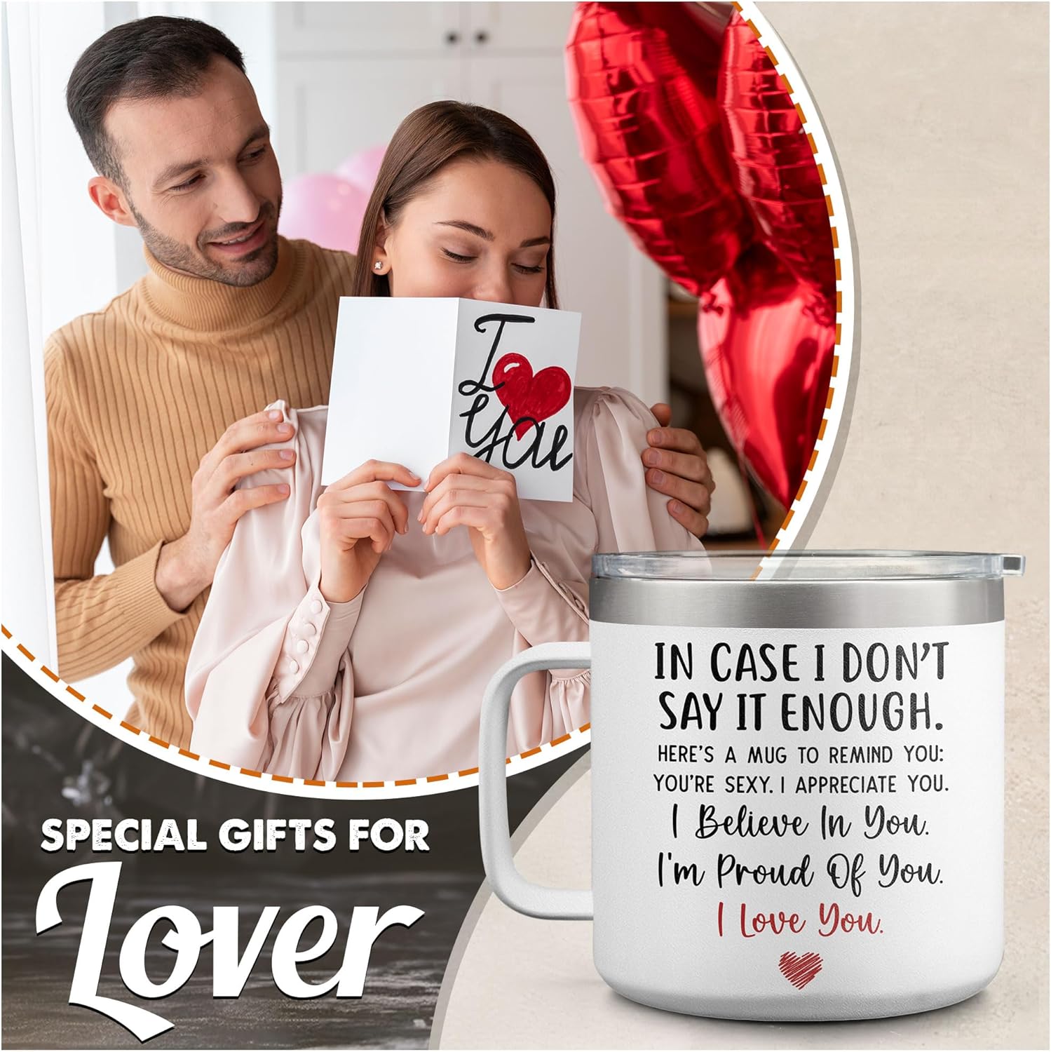 In Case I Don't Say It Enough Couples - 14oz Coffee Tumbler