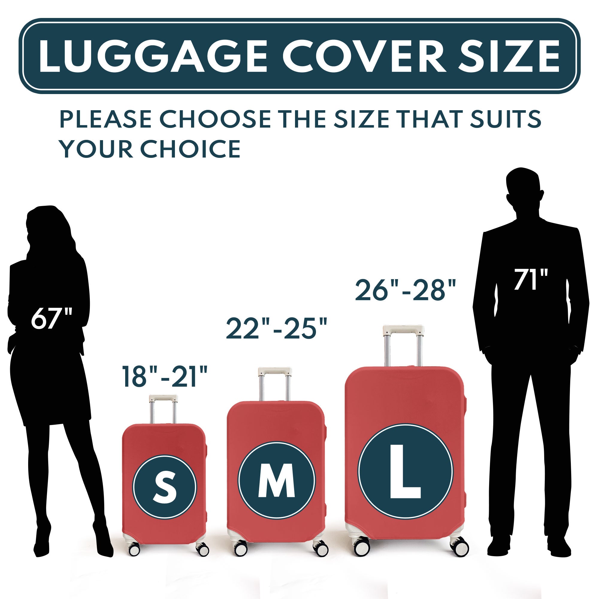 A Girl Loves Traveling- Personalized Photo Luggage Cover