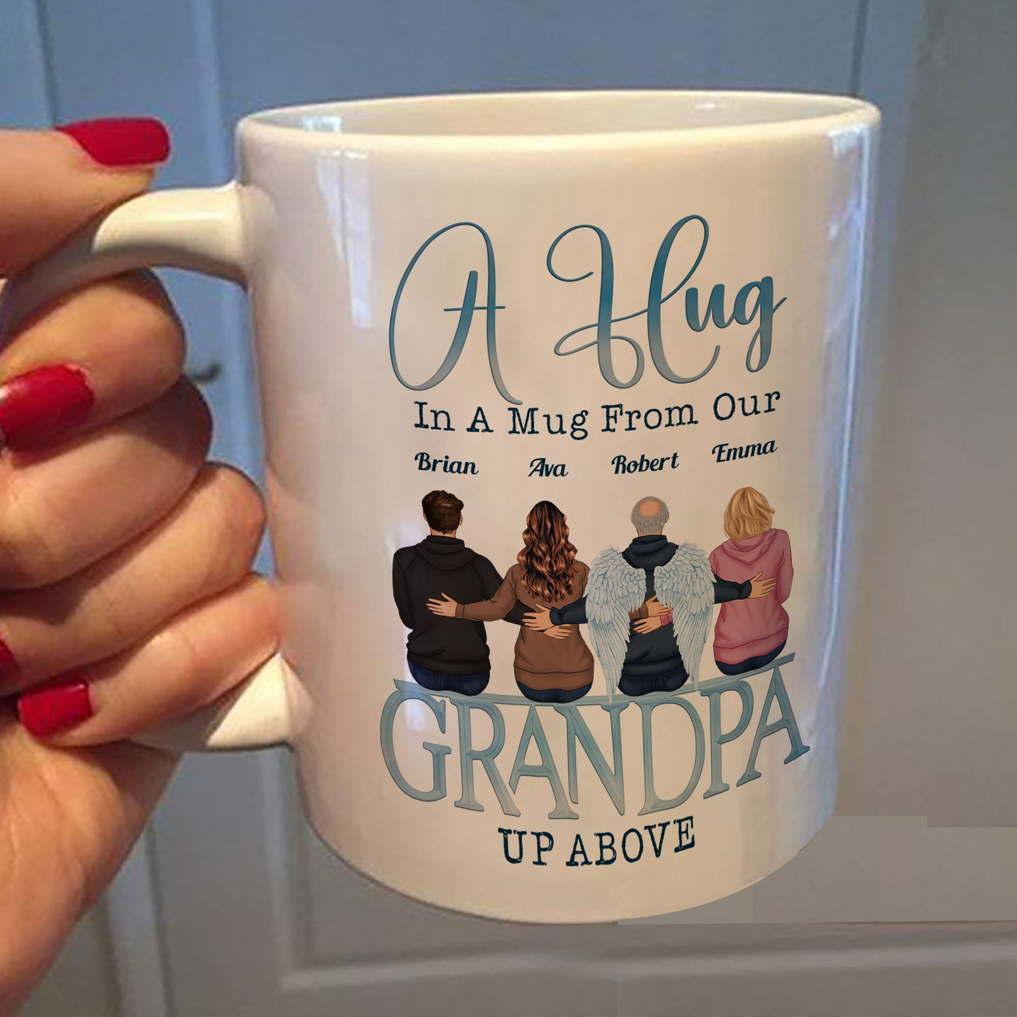 A Hug In A Mug - Personalized Mug