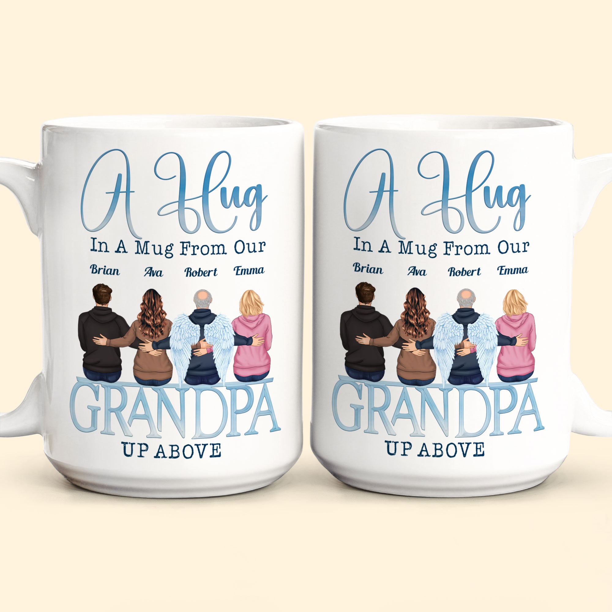 A Hug In A Mug - Personalized Mug