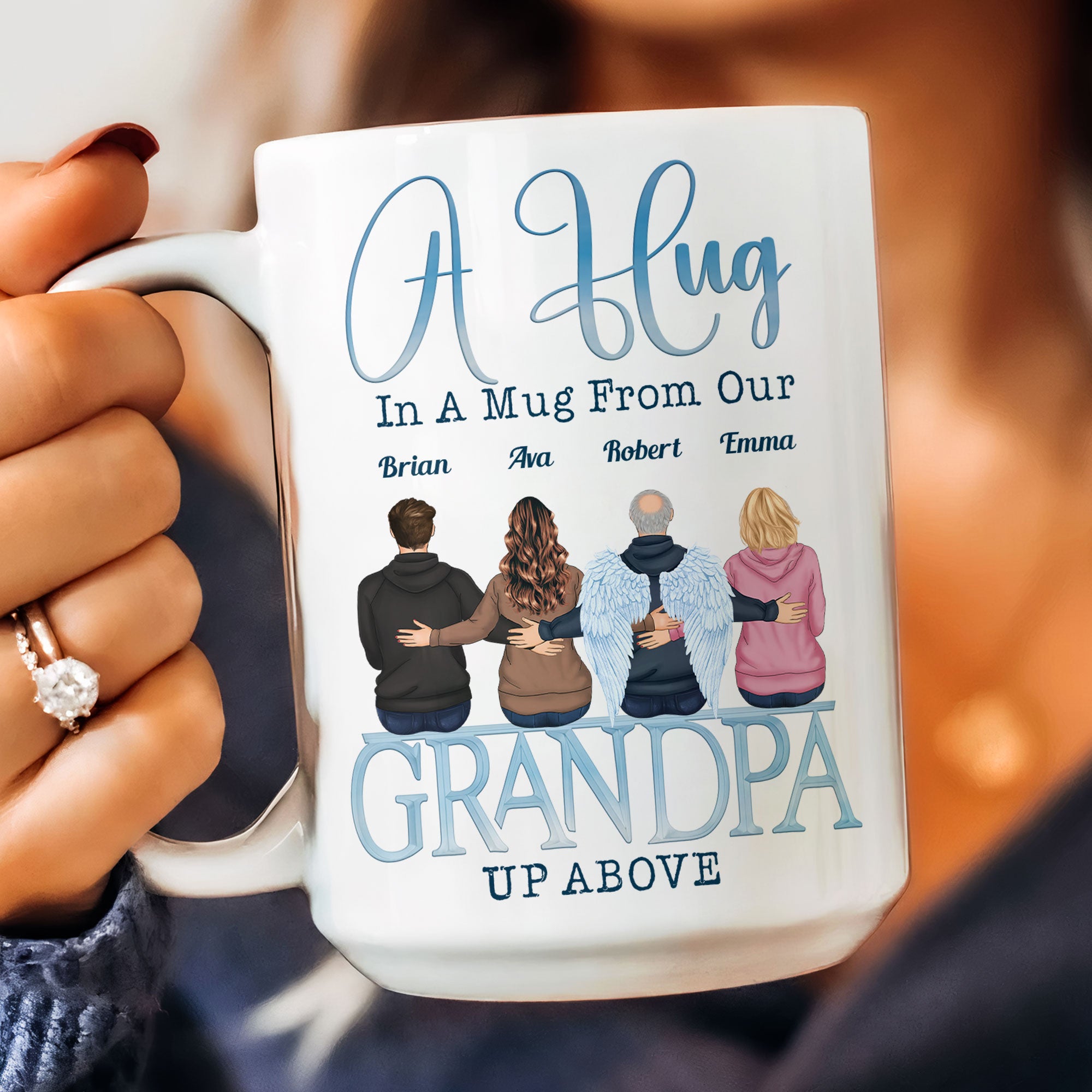 A Hug In A Mug - Personalized Mug