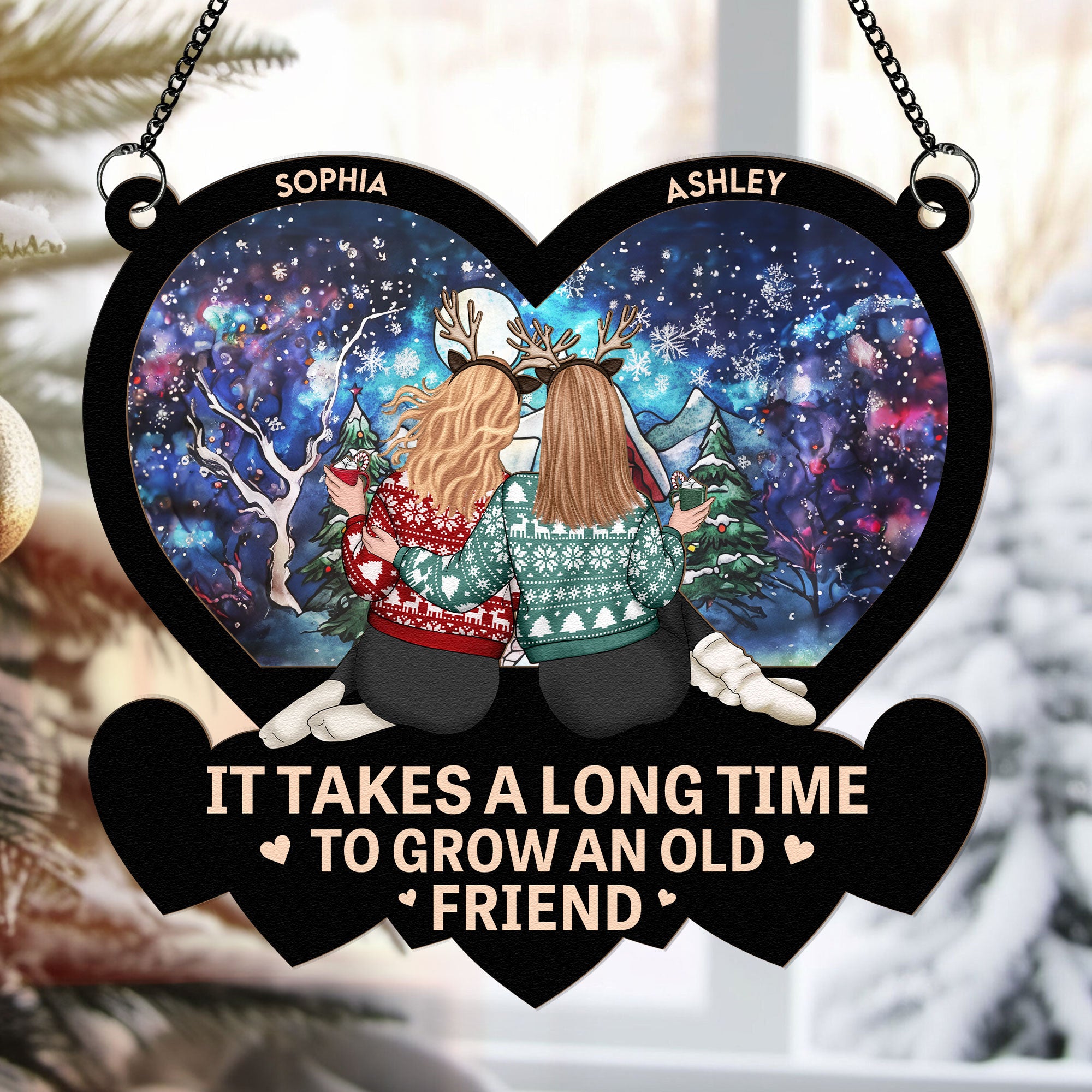 A Journey Without An End - Personalized Window Hanging Suncatcher Ornament