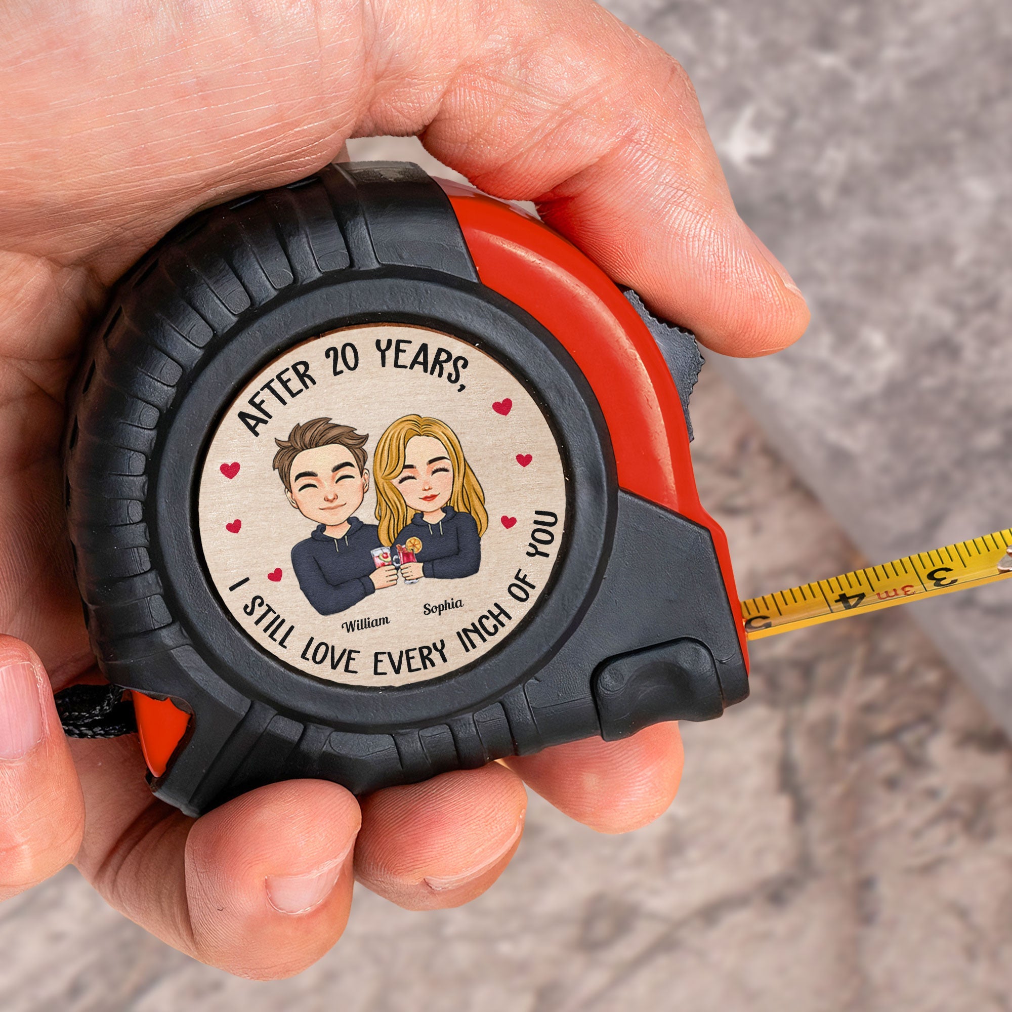 After All These Years I Still Love Every Inch Of You - Personalized Tape Measure