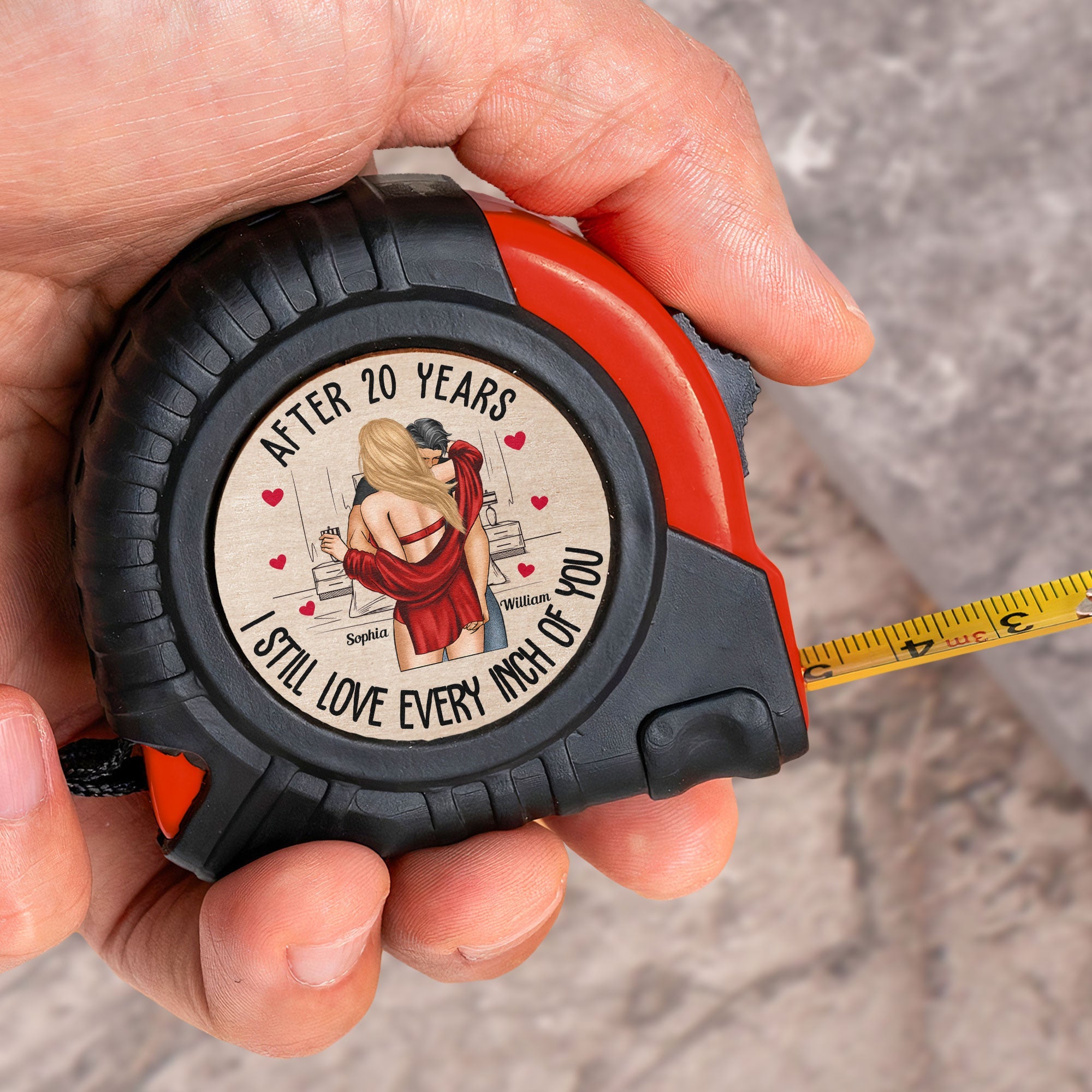 After All Years I Still Love Every Inch Of You - Personalized Tape Measure