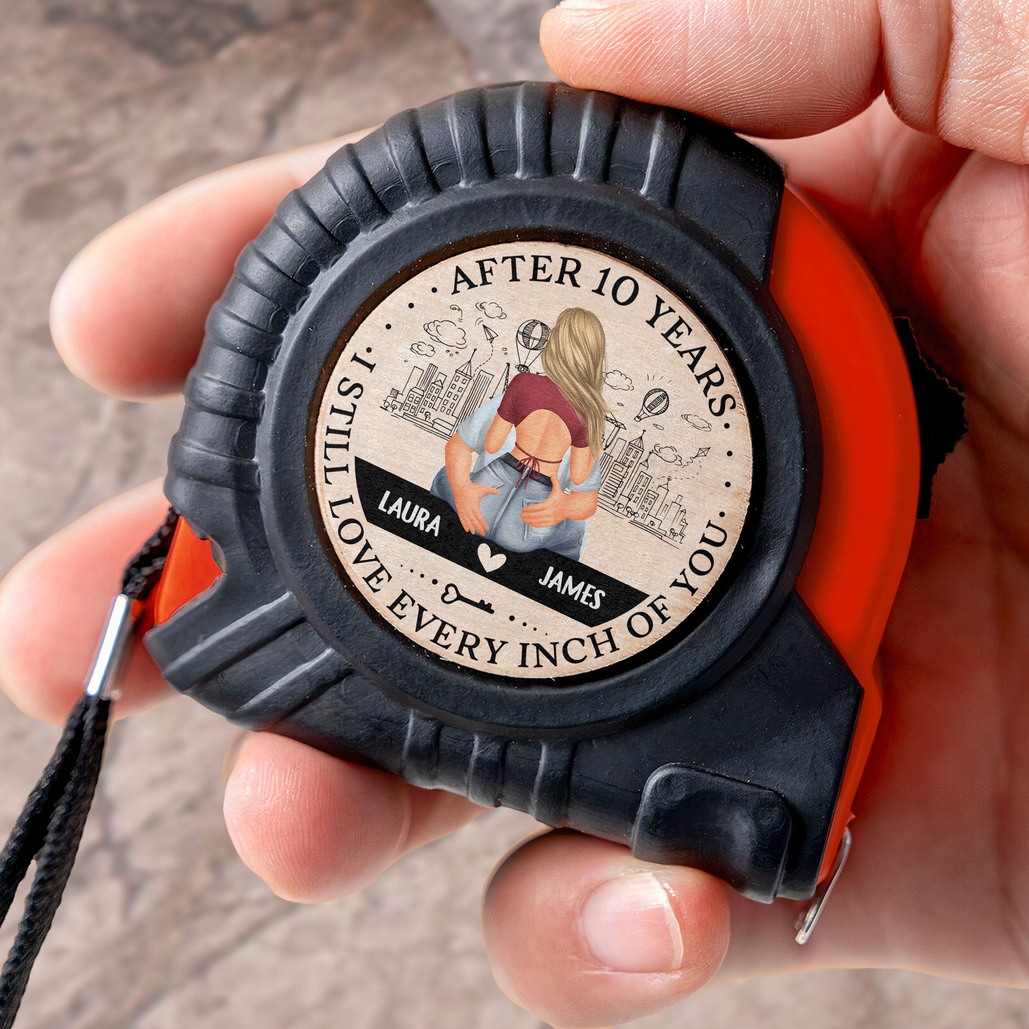 After Years I Still Love Every Inch Of You - Personalized Tape Measure