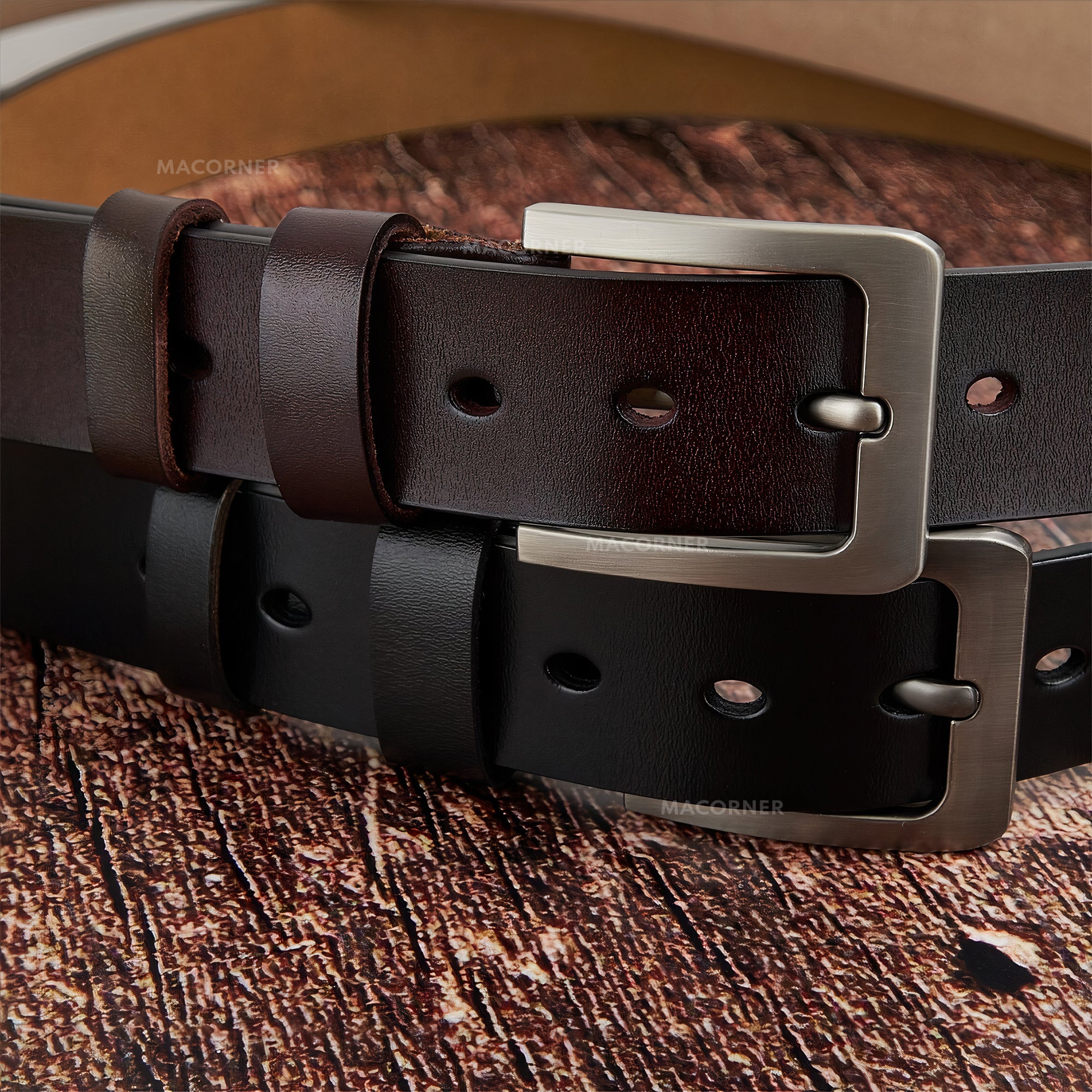 All I Want For Christmas Is - Personalized Engraved Leather Belt