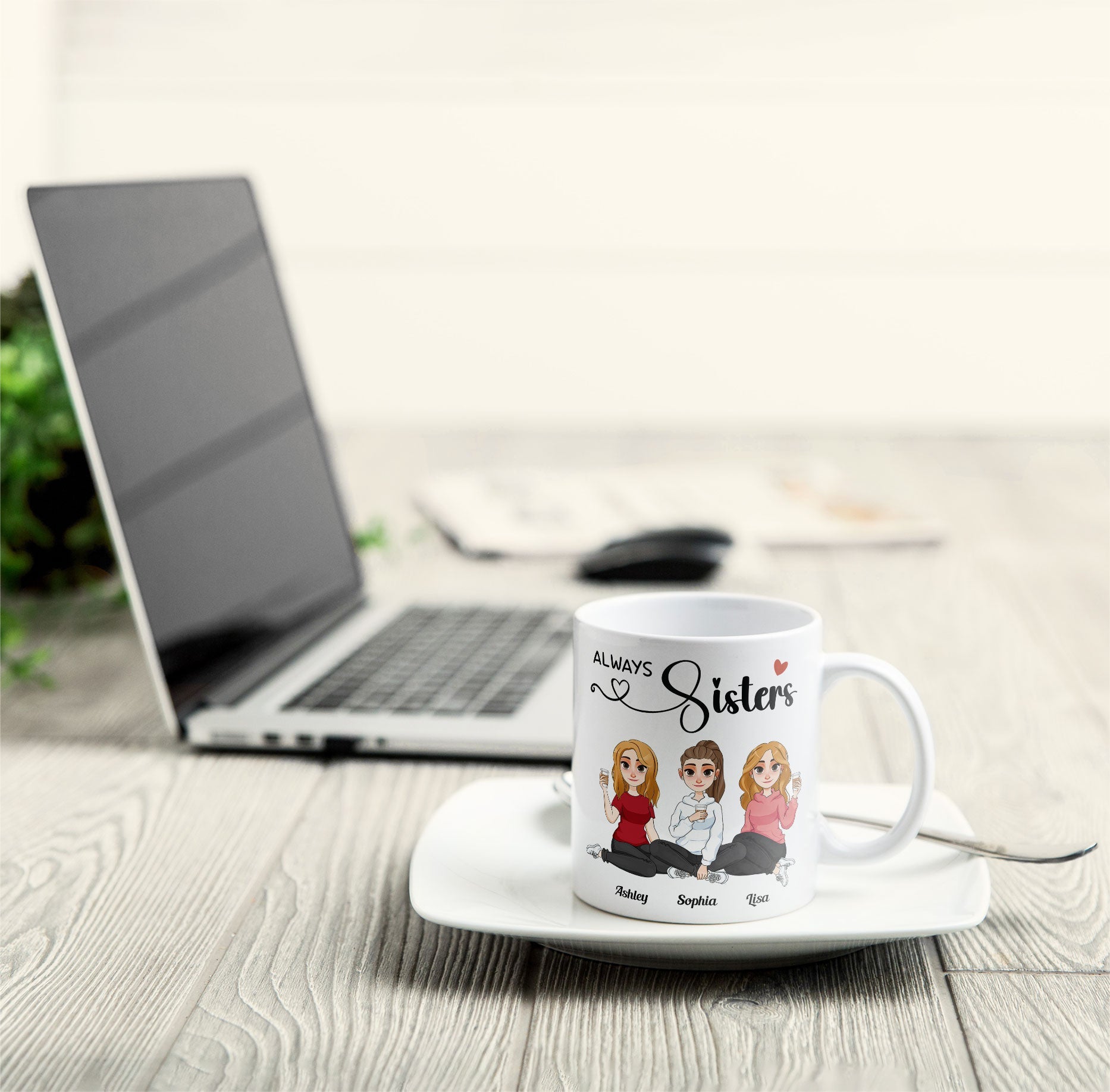 Always Sisters - Personalized Mug