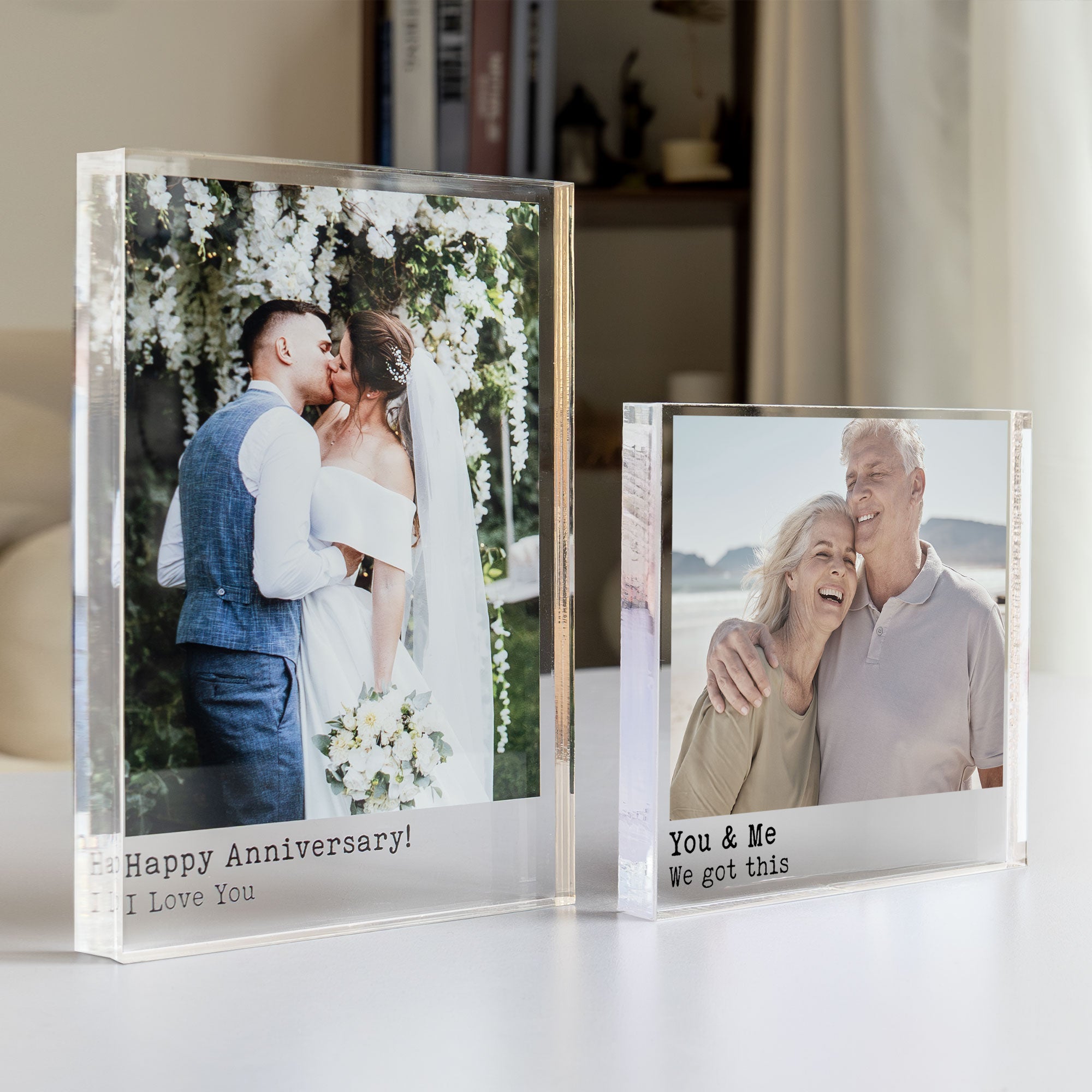 Anniversary Gift I Love You - Personalized Acrylic Photo Plaque