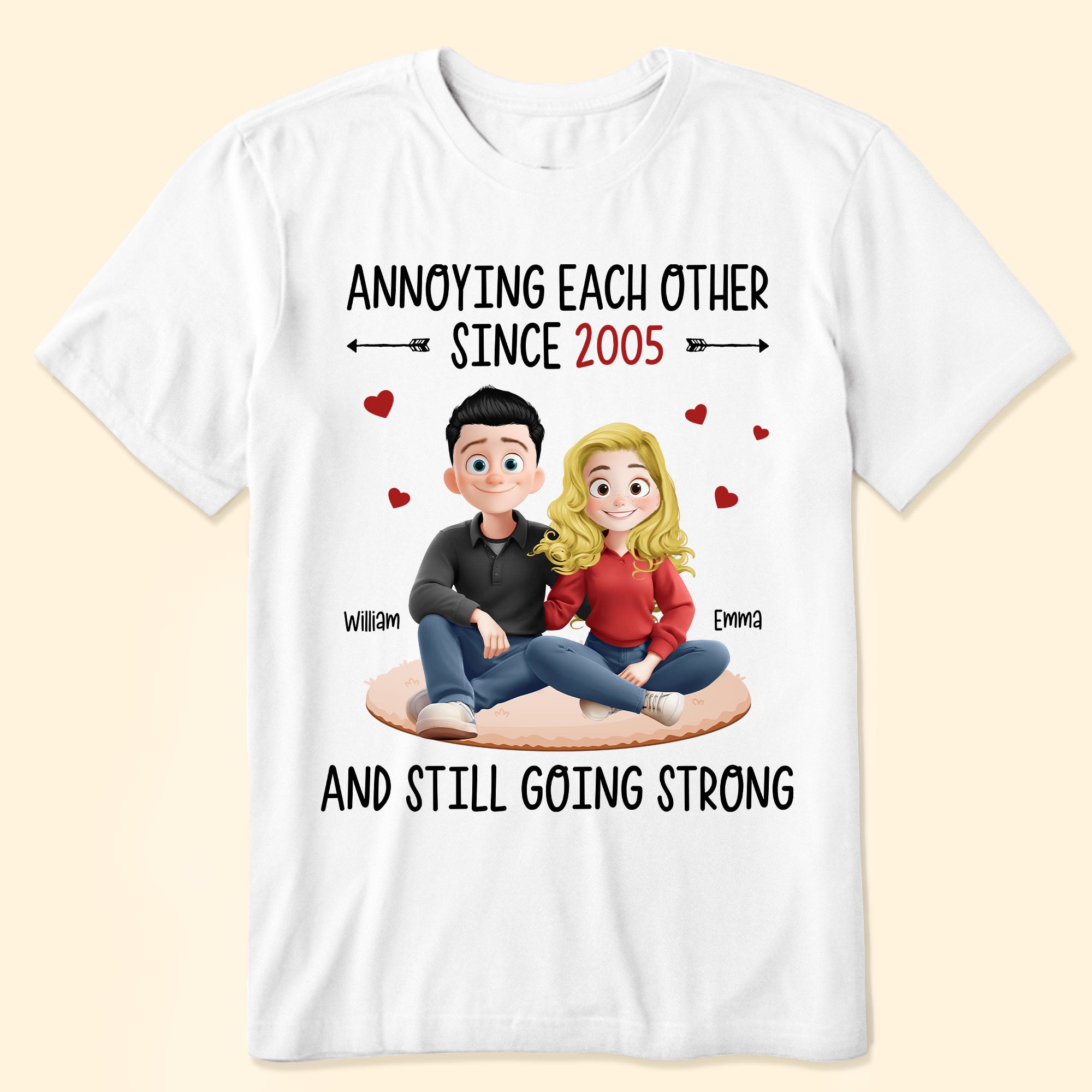 Annoying Each Other Since Funny Couple New Version - Personalized Shirt