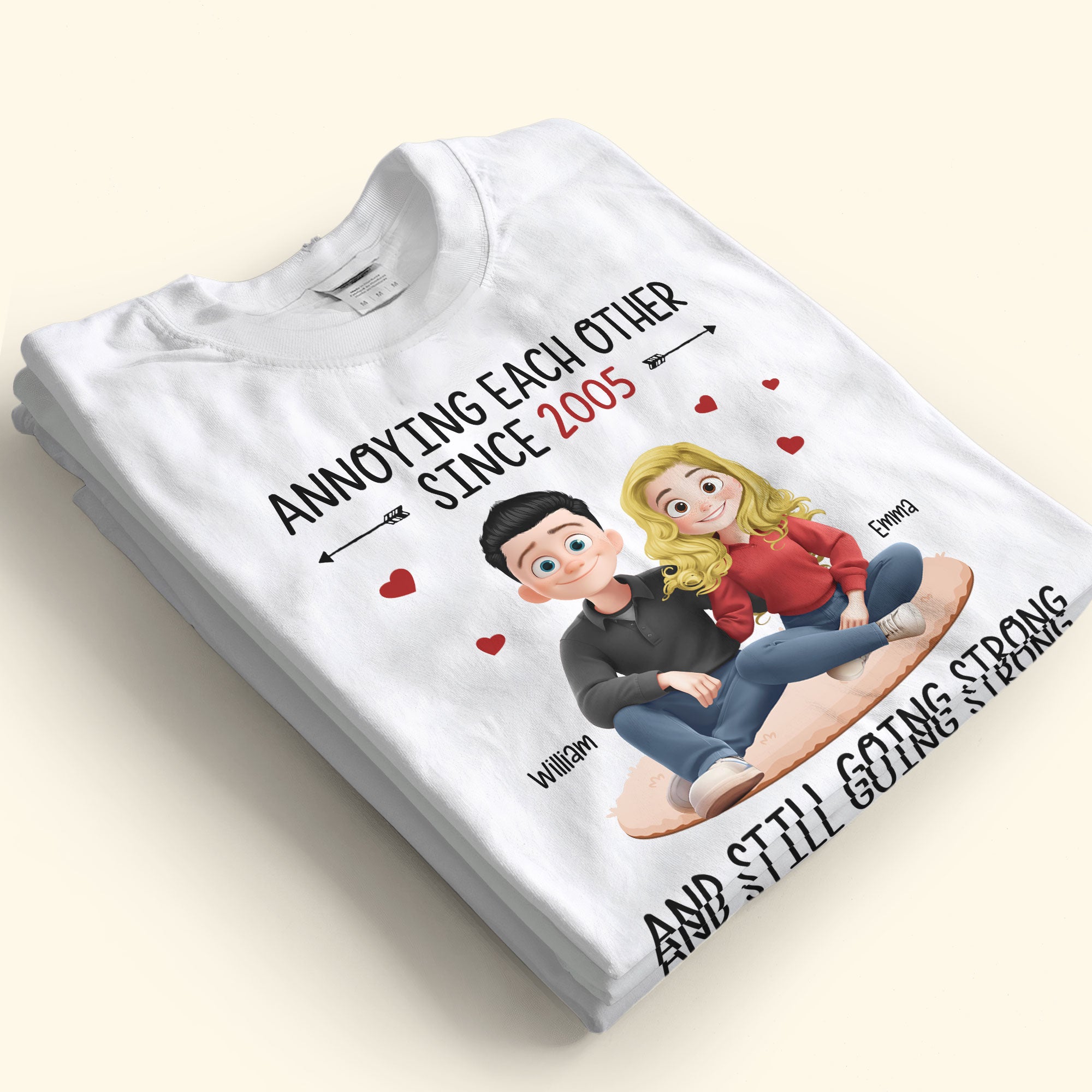 Annoying Each Other Since Funny Couple New Version - Personalized Shirt