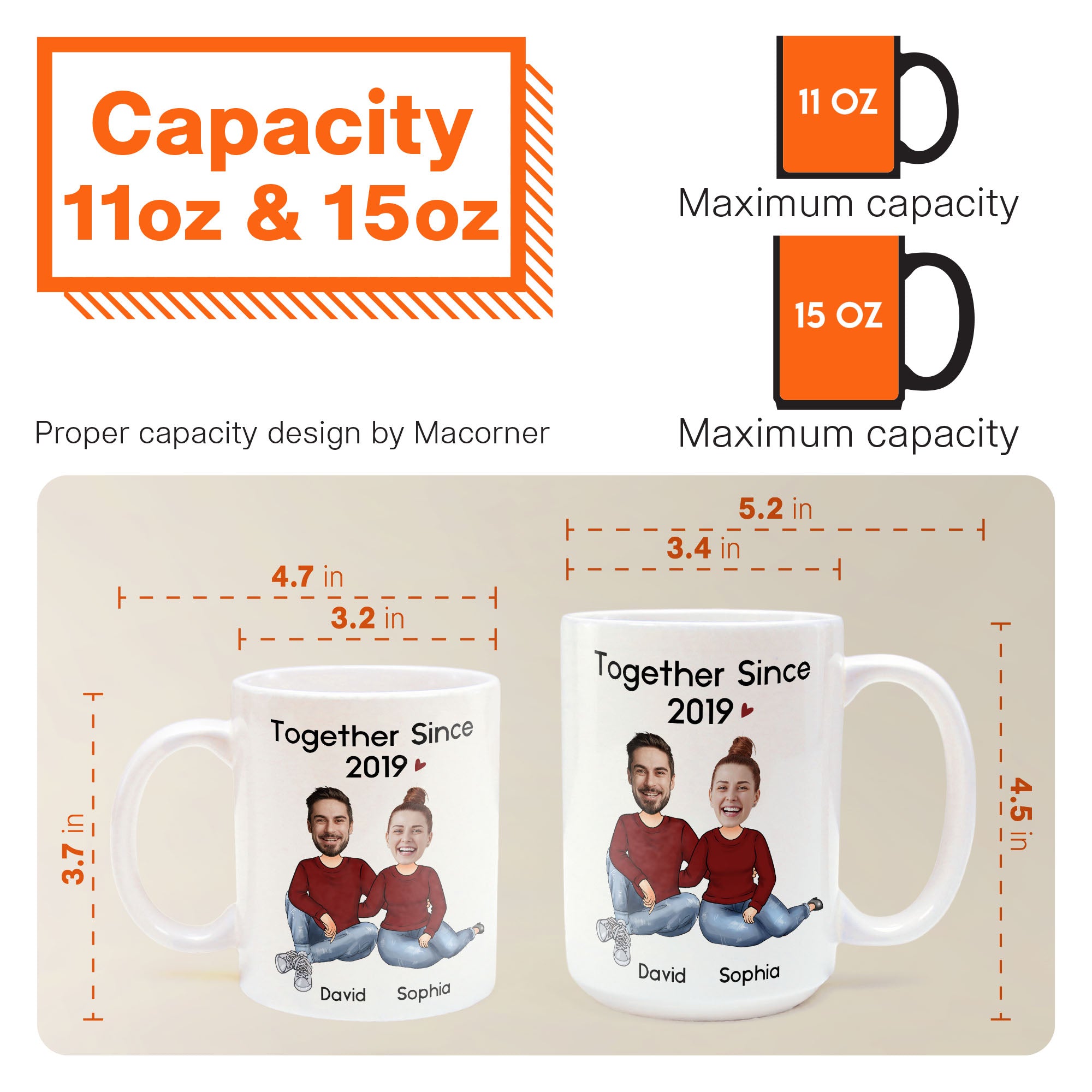 Babe Together Since - Personalized Mug