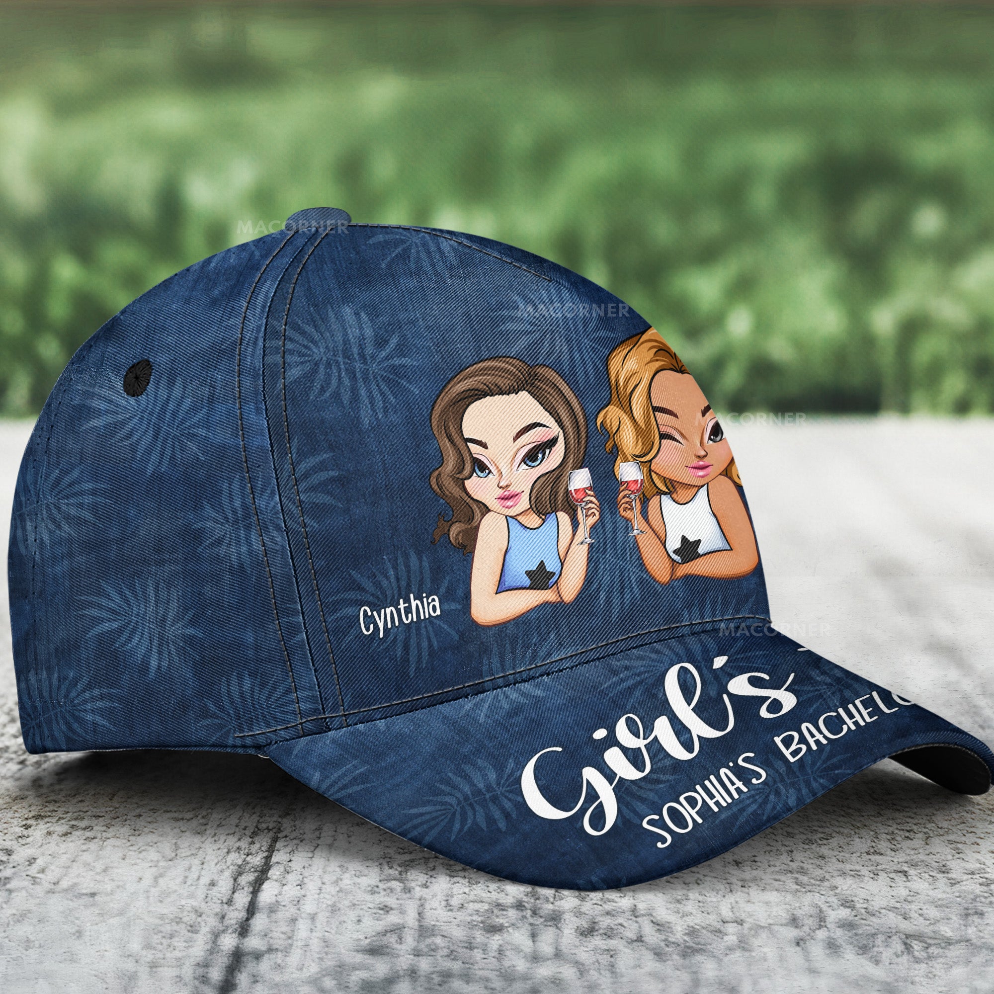 Bachelorette Party Girl's Trip Bridesmaid Gift - Personalized Classic Cap