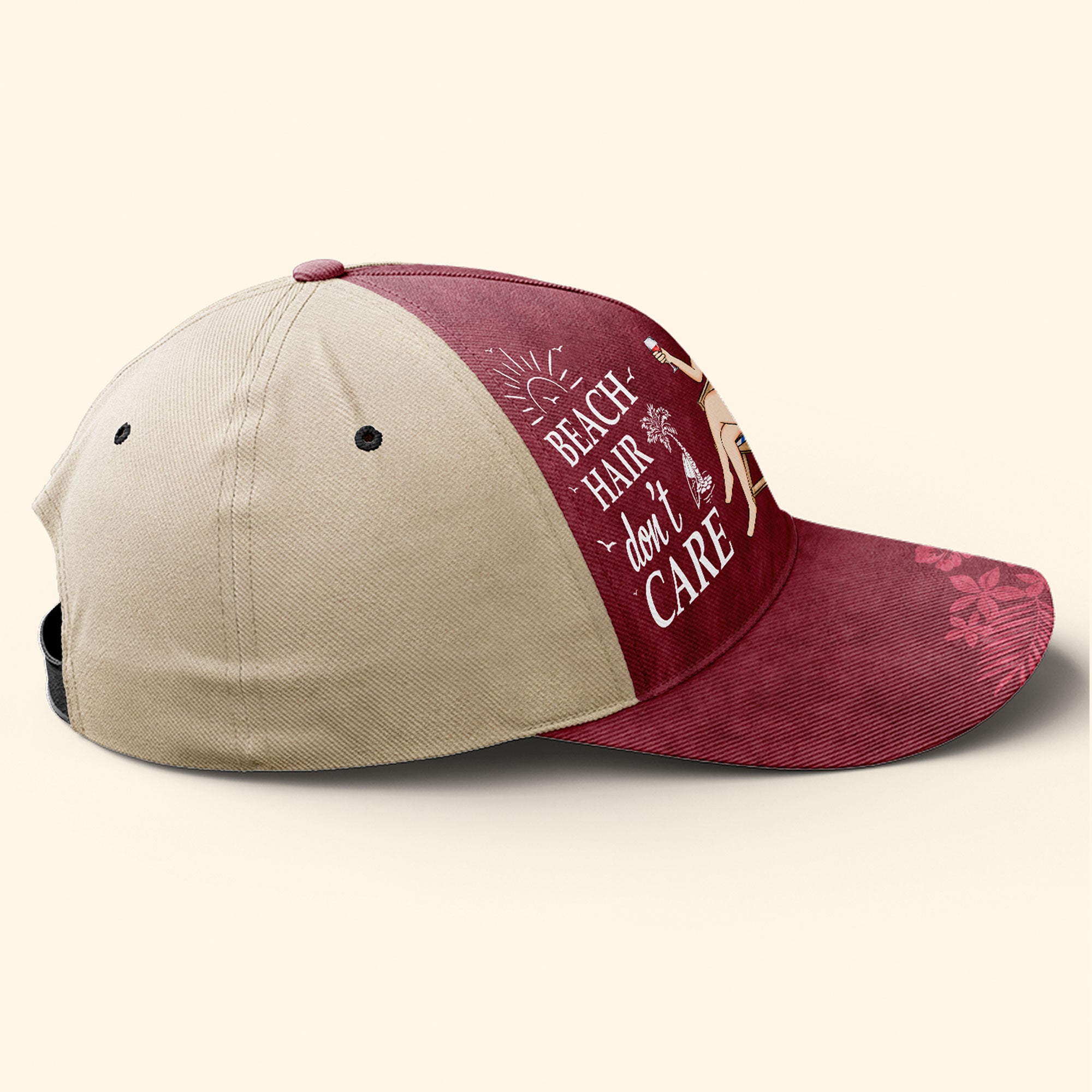 Beach Hair Don't Care - Personalized Classic Cap