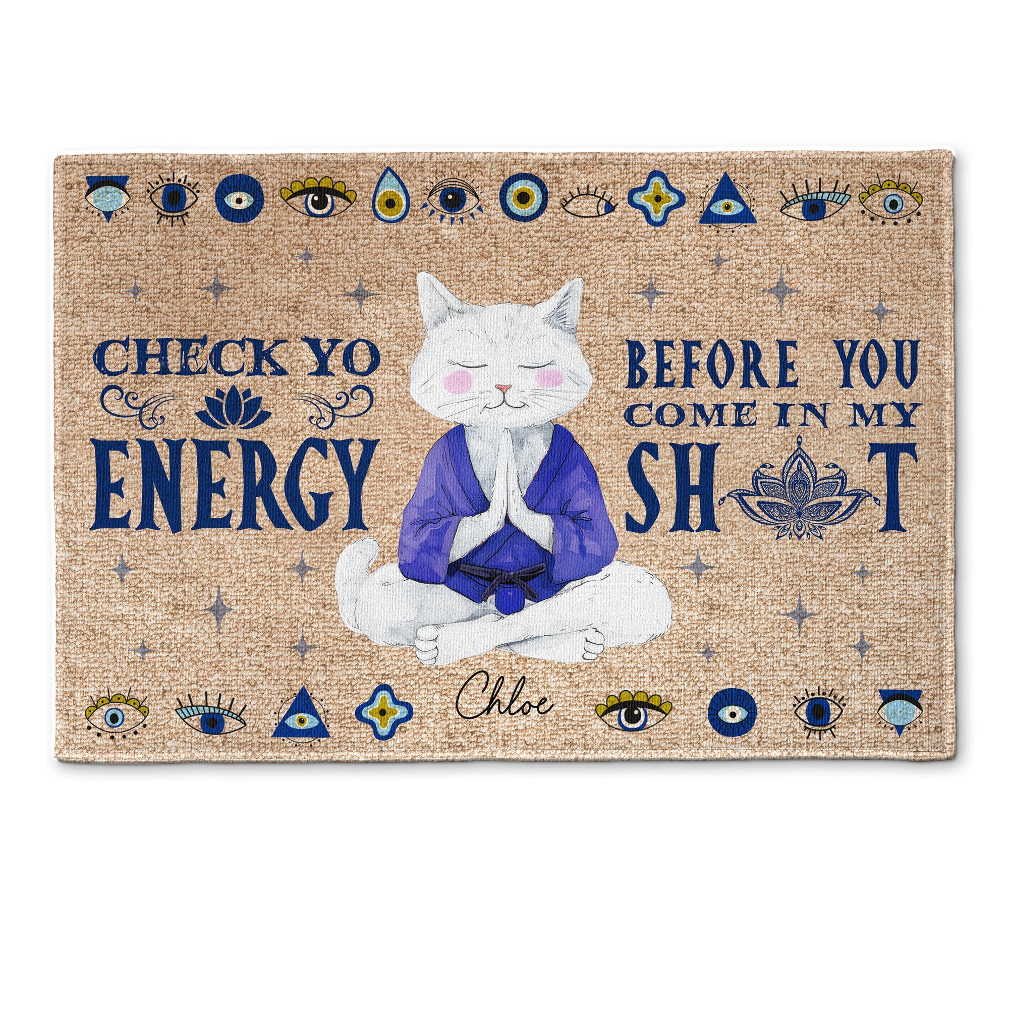 Before You Go In  - Personalized Doormat