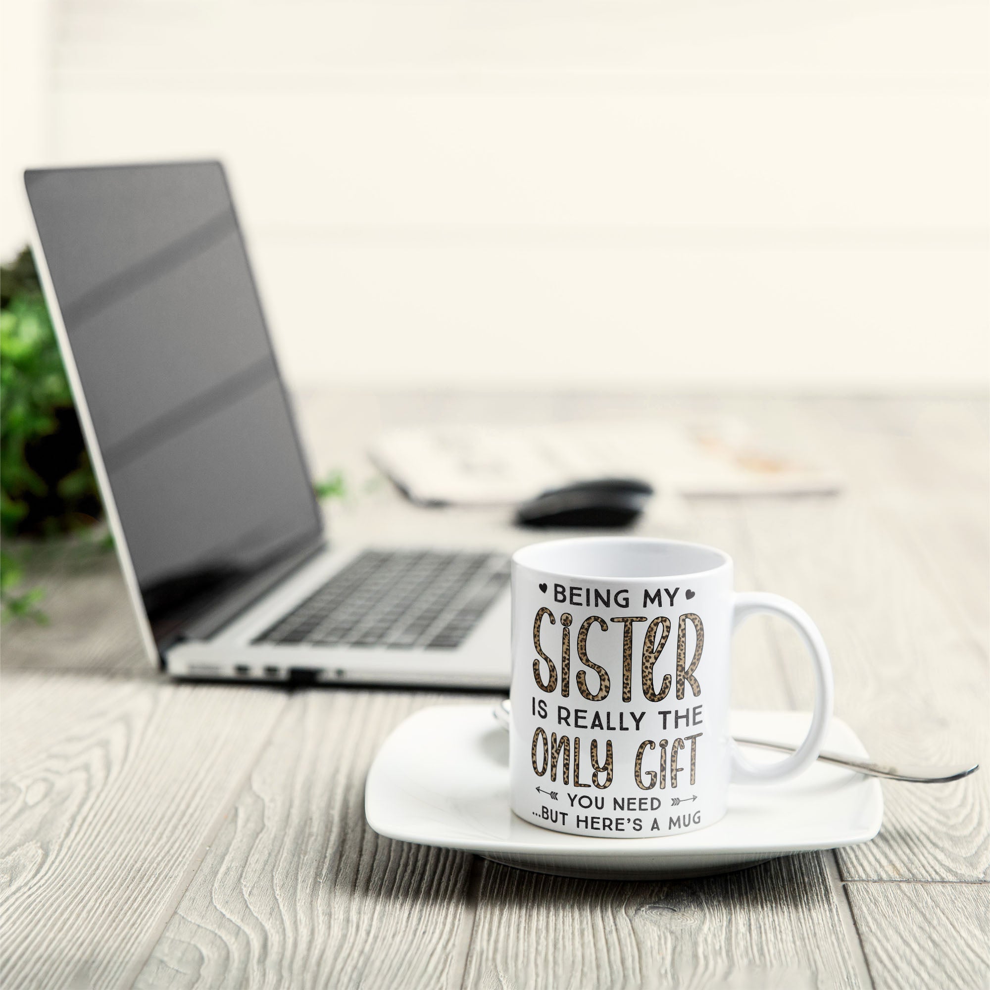 Being My Sister Is Really The Only Gift You Need - Personalized Mug - Christmas, Birthday Gift For Sister