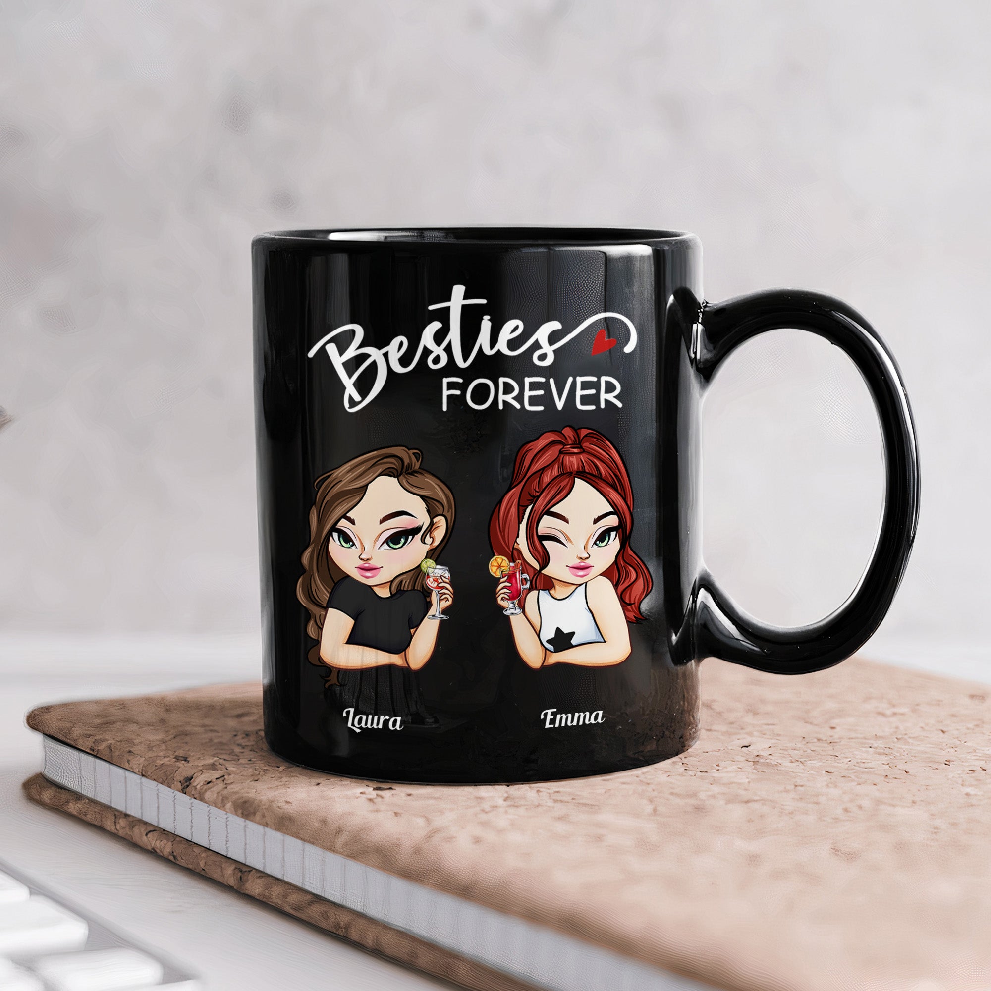 Best B*tches Here's To Another Year - Personalized Mug