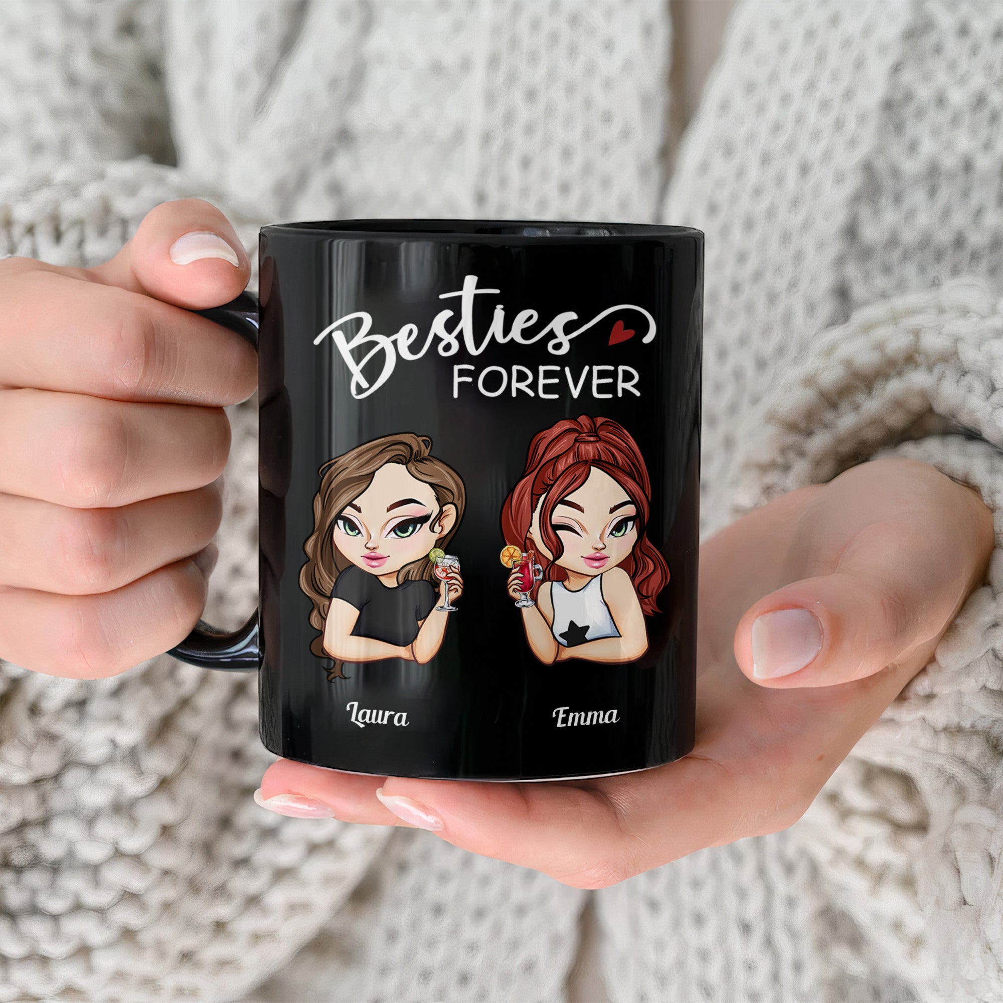 Best B*tches Here's To Another Year - Personalized Mug