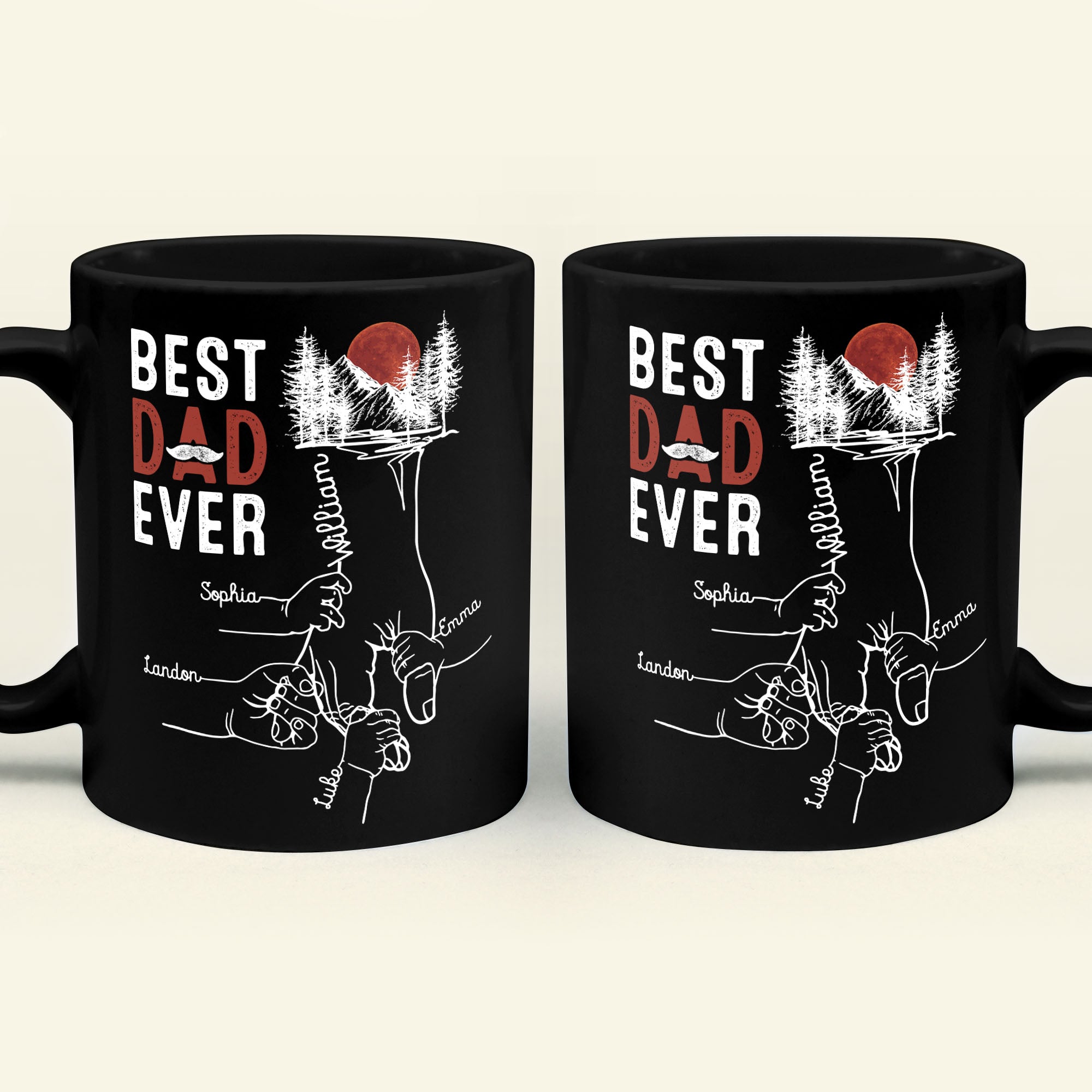 Best Dad Ever - Personalized Mug