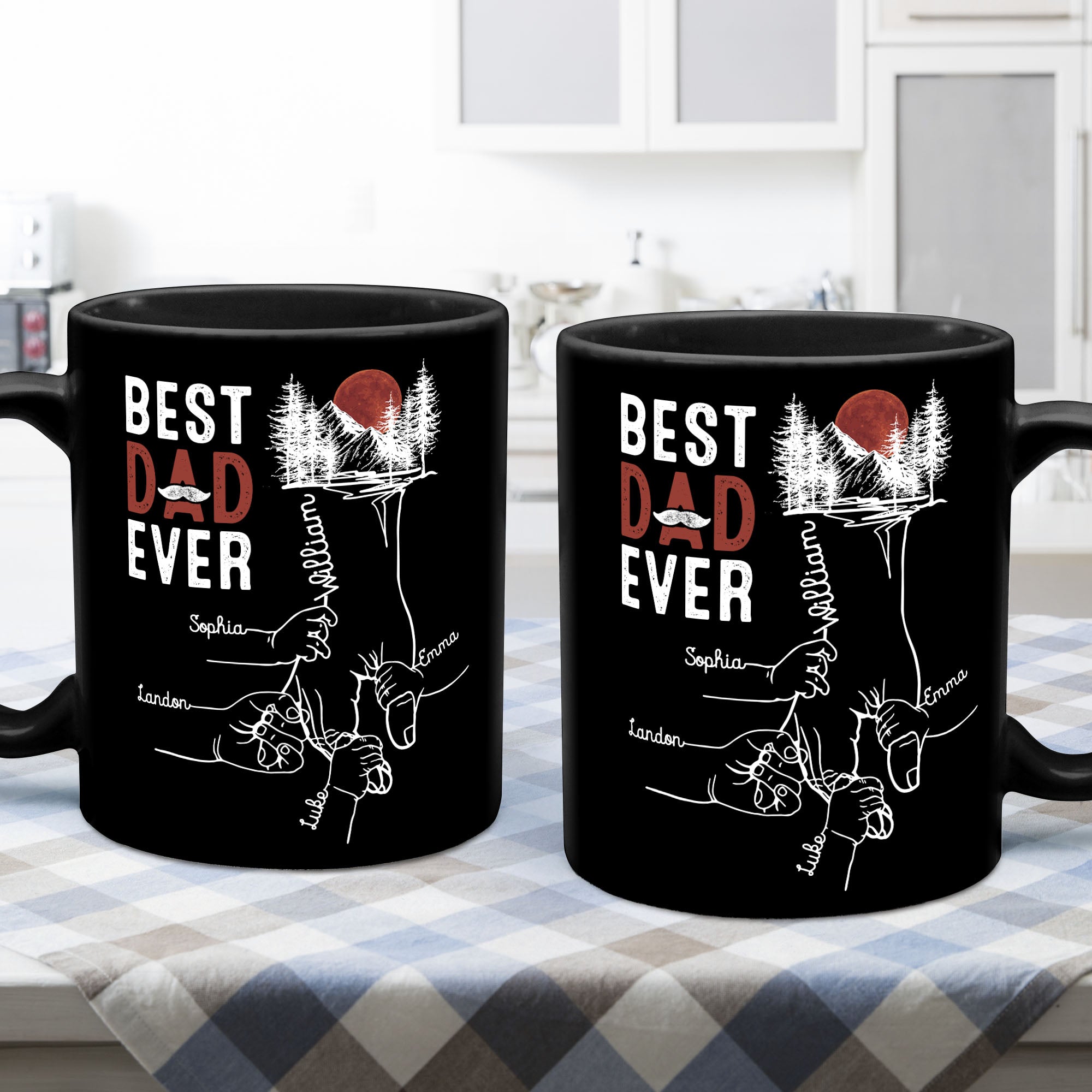 Best Dad Ever - Personalized Mug