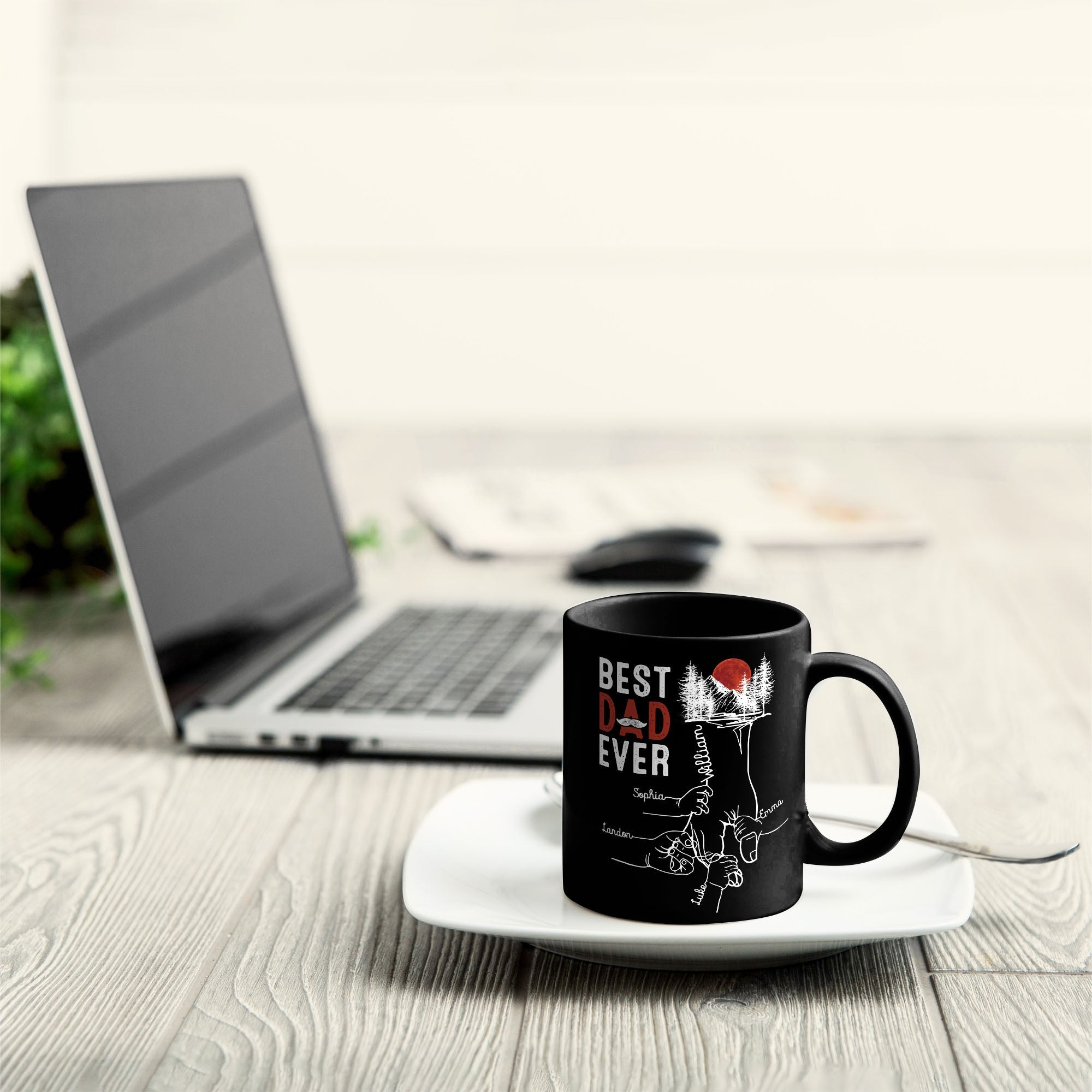 Best Dad Ever - Personalized Mug