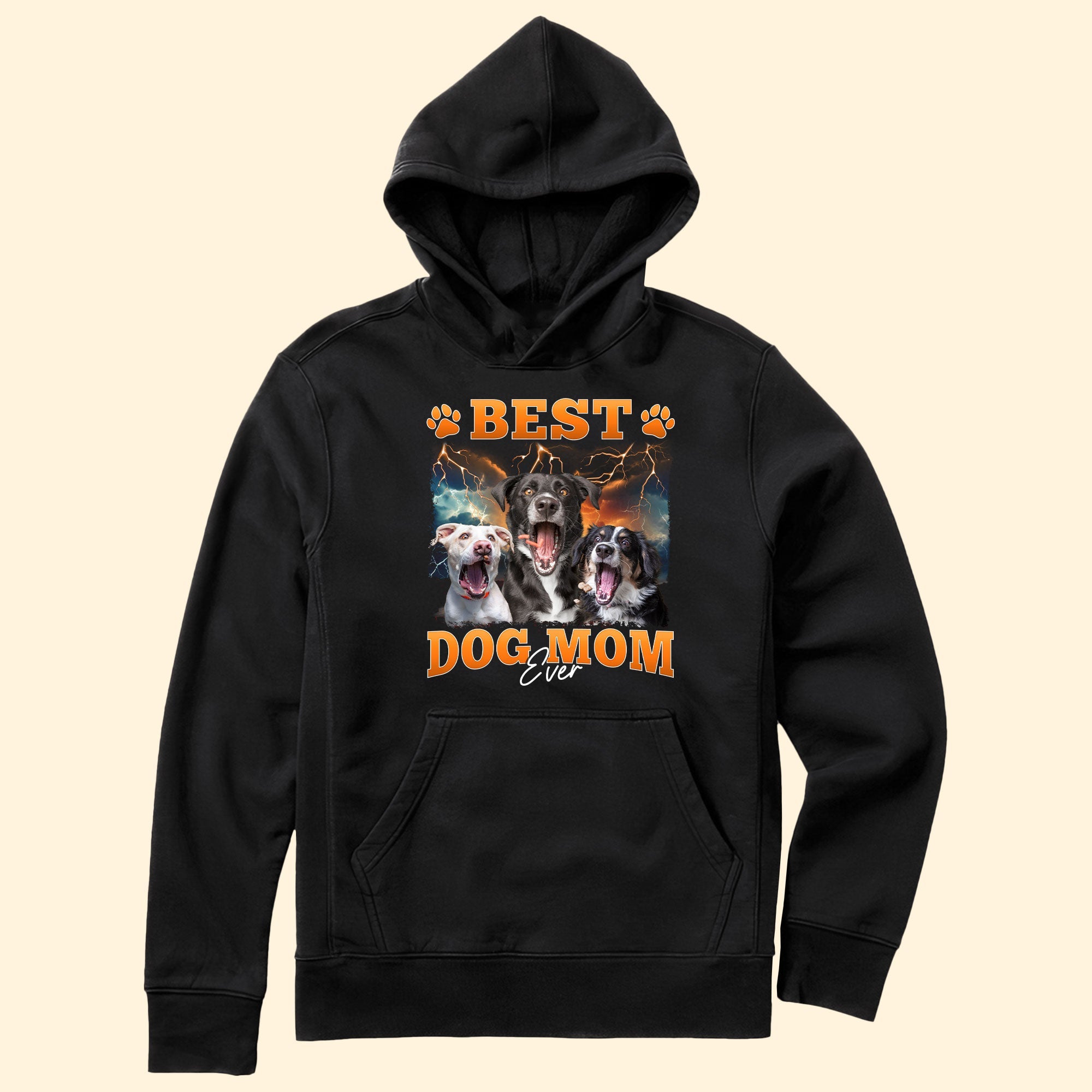 Best Dog Mom Ever - Personalized Photo Shirt