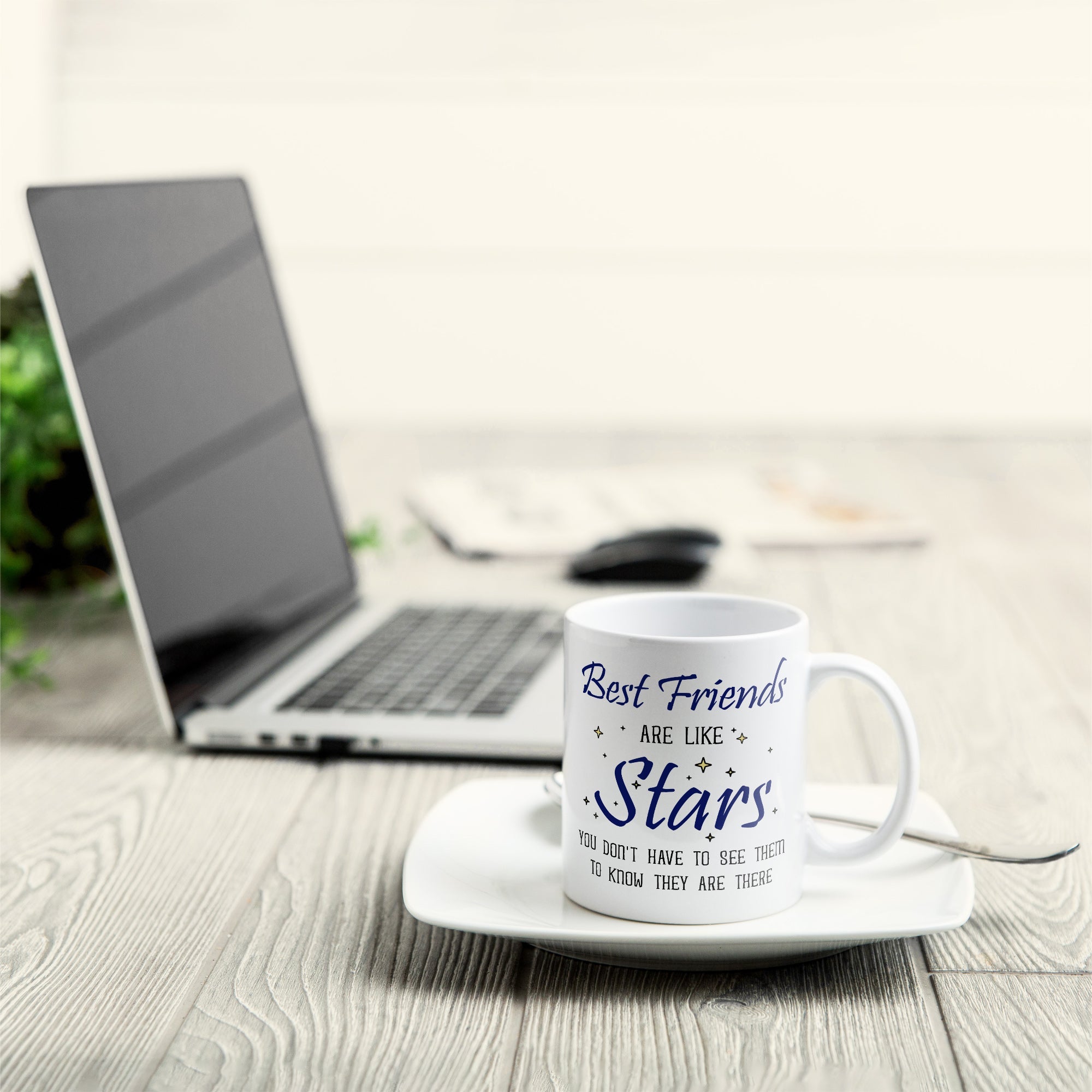 Best Friends Are Like Stars - Personalized Mug