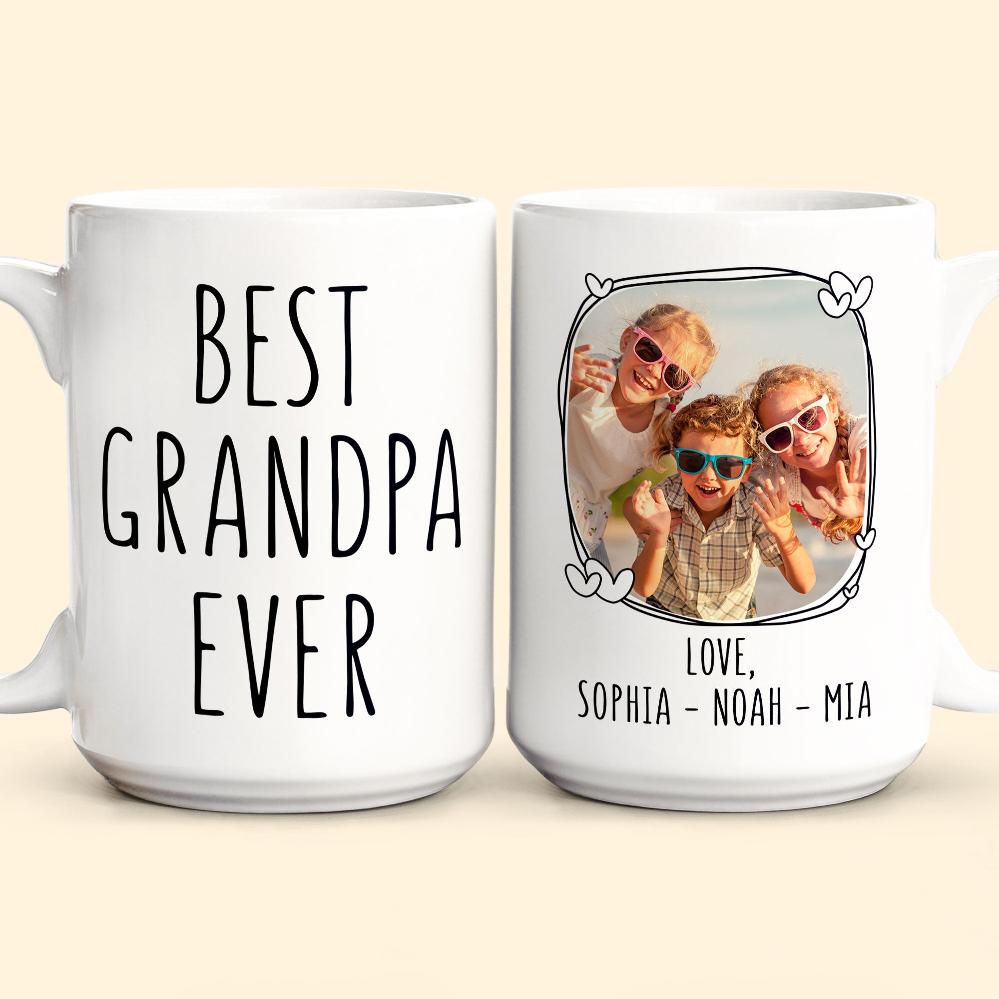 Best Grandpa/Grandma/Dad/Mom/Aunt - Personalized Mug