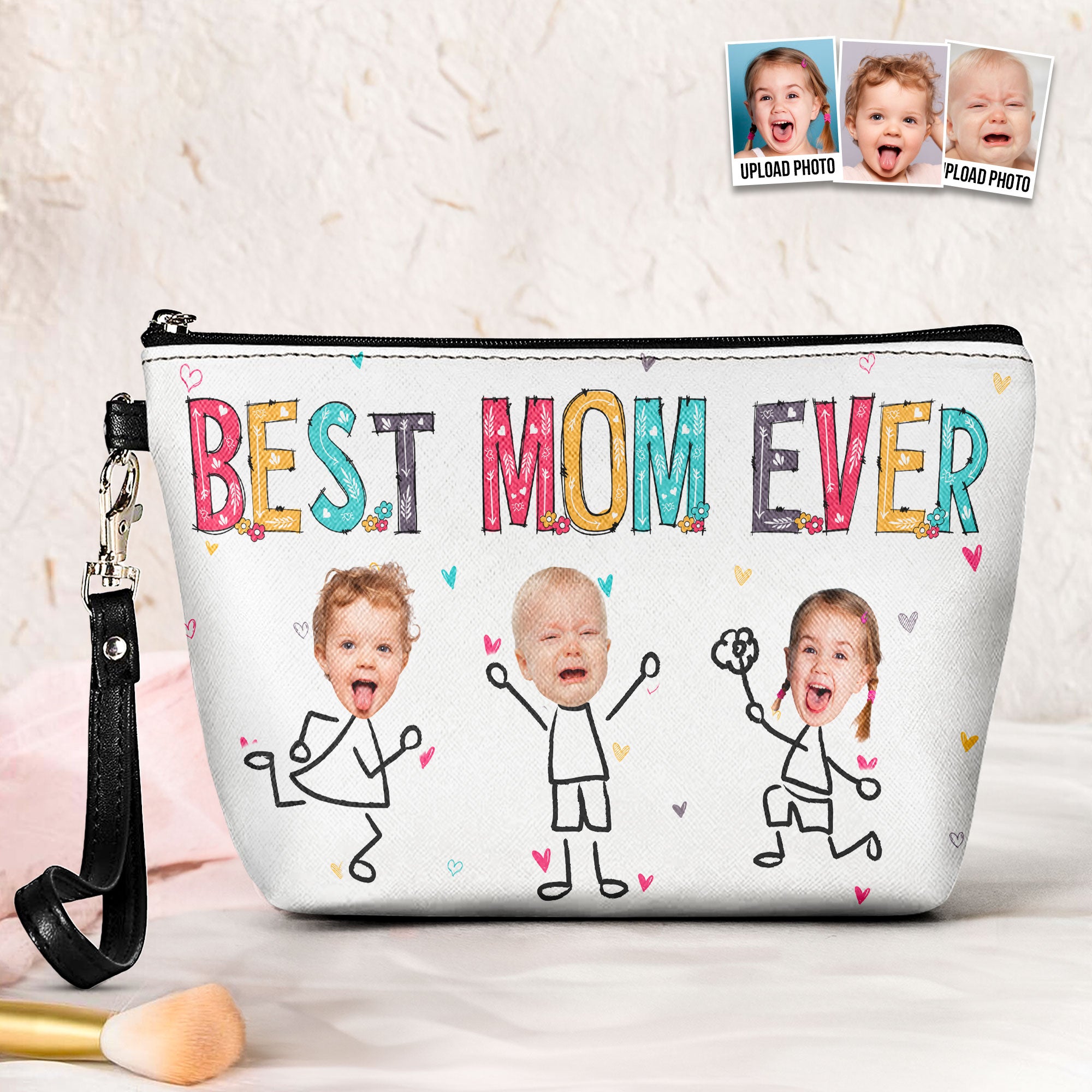 Best Mama Best Nana Ever - Personalized Cosmetic Bag