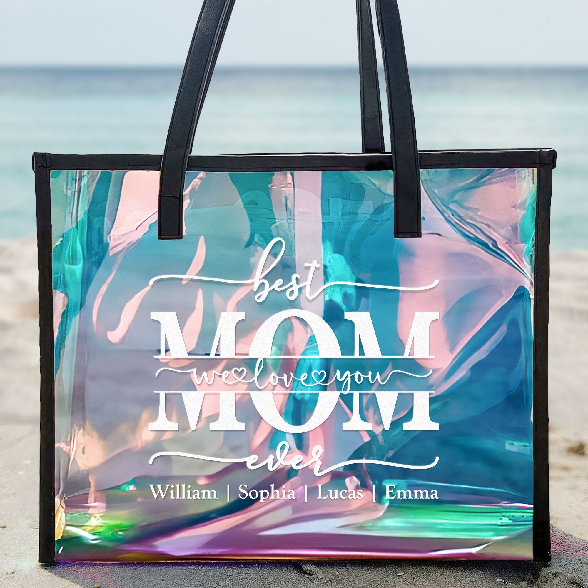 Best Mom Ever - Personalized Holographic Tote