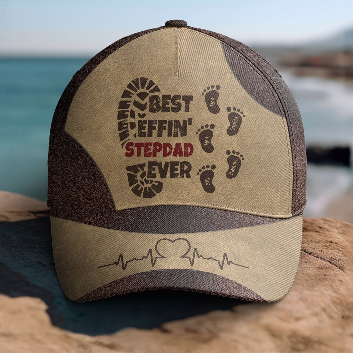 Best Stepdad Ever Father's Day Gift - Personalized Classic Cap