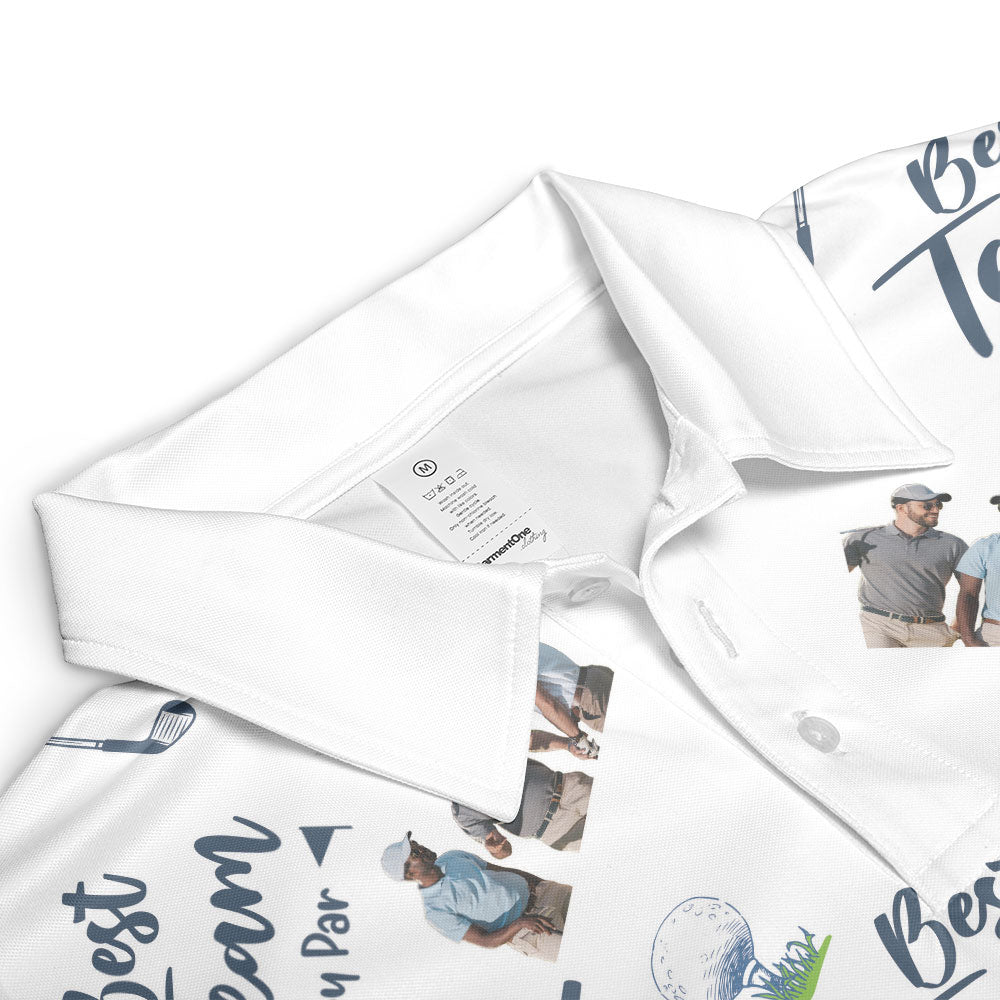 Best Team By Par - Personalized Photo Polo Shirt