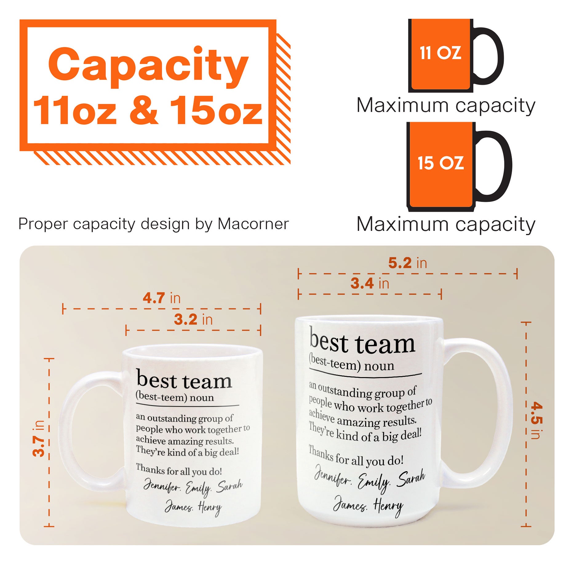 Best Team - Coworker Appreciation Thank You Gifts For Employee - Personalized Mug