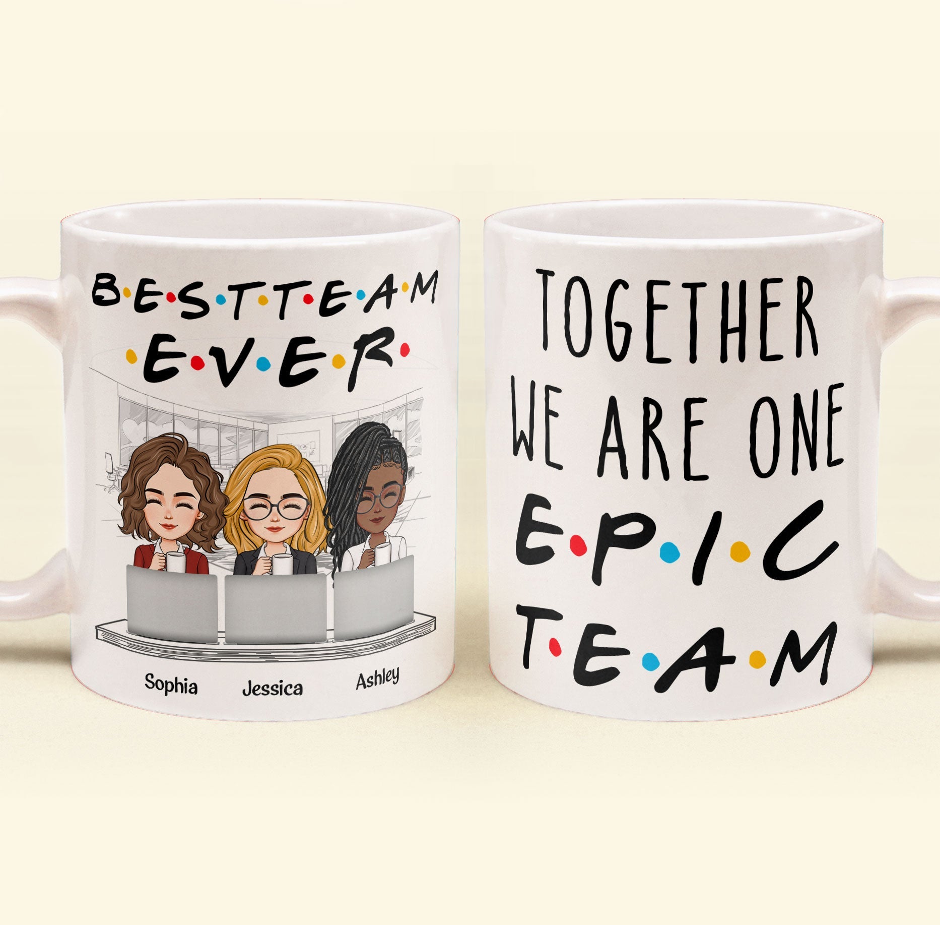 Best Team Ever 2 - Personalized Mug