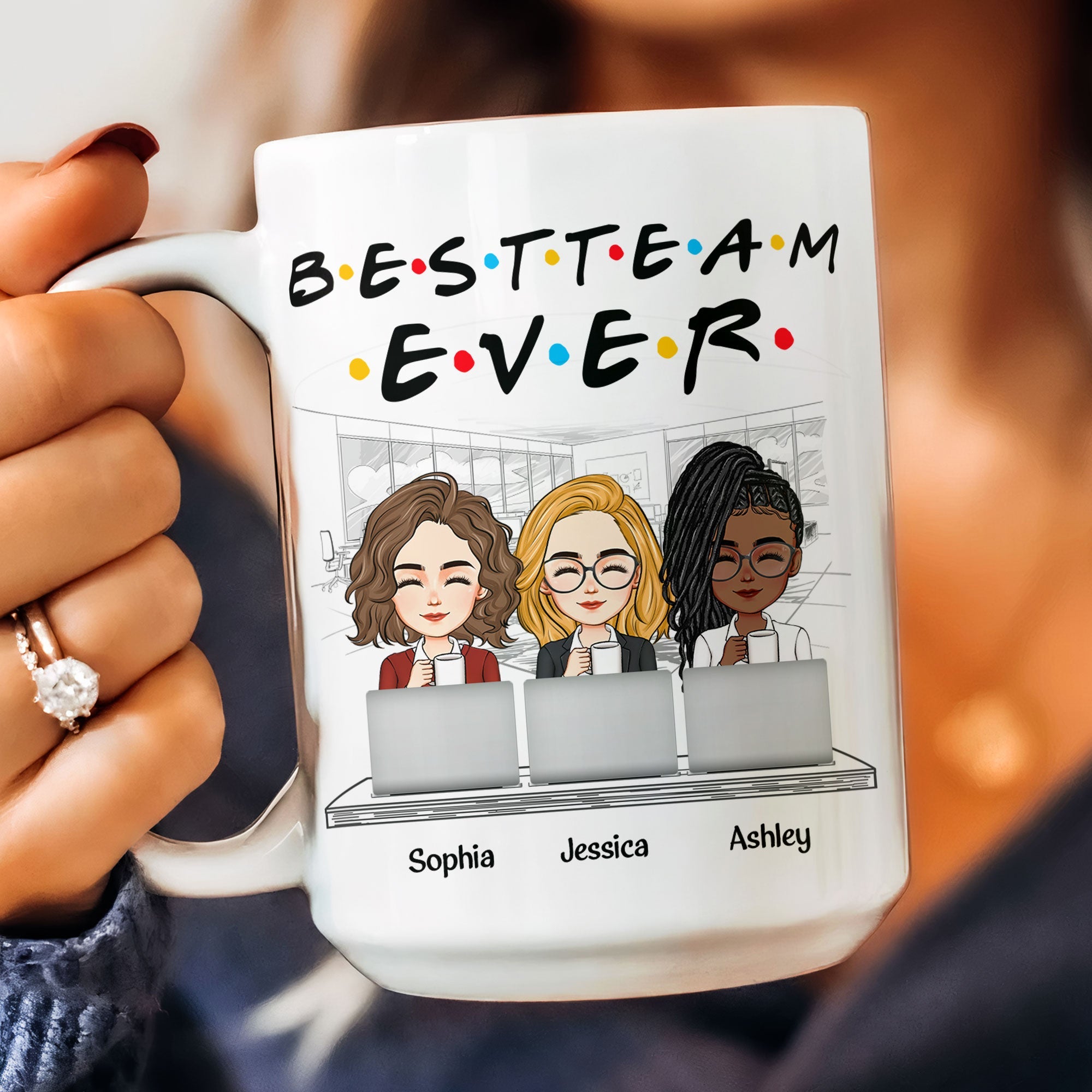 Best Team Ever 2 - Personalized Mug