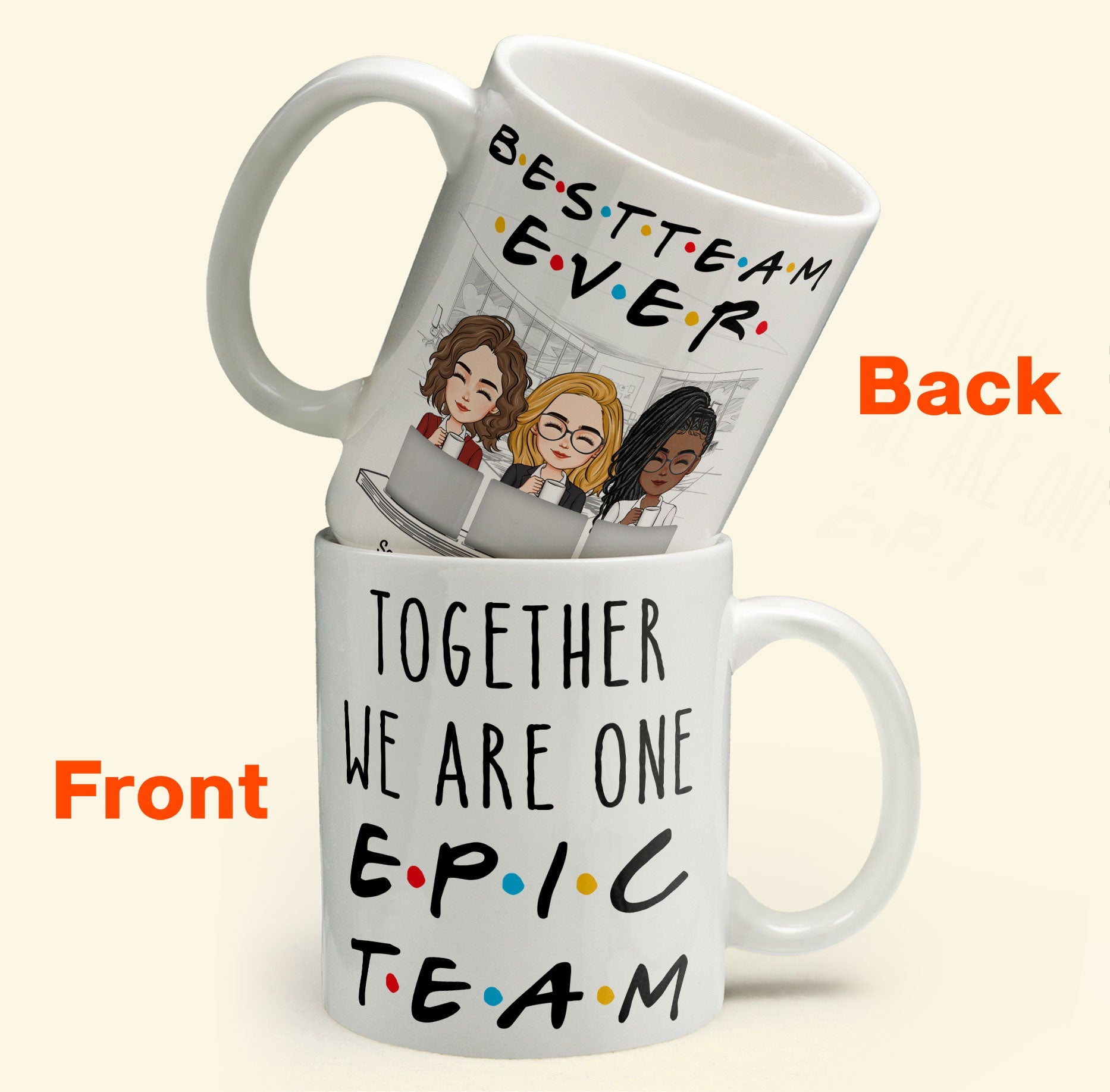 Best Team Ever 2 - Personalized Mug