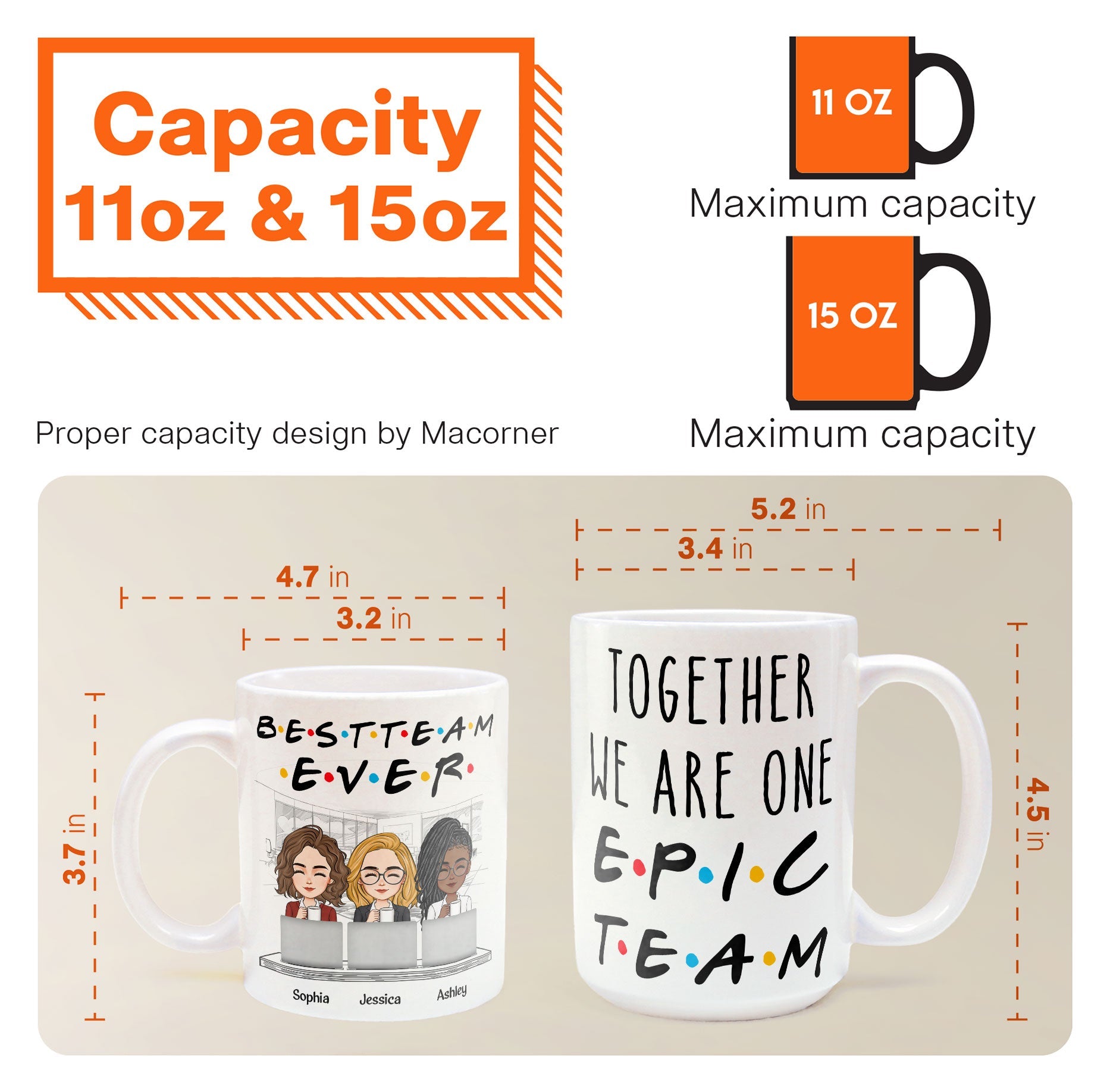 Best Team Ever 2 - Personalized Mug