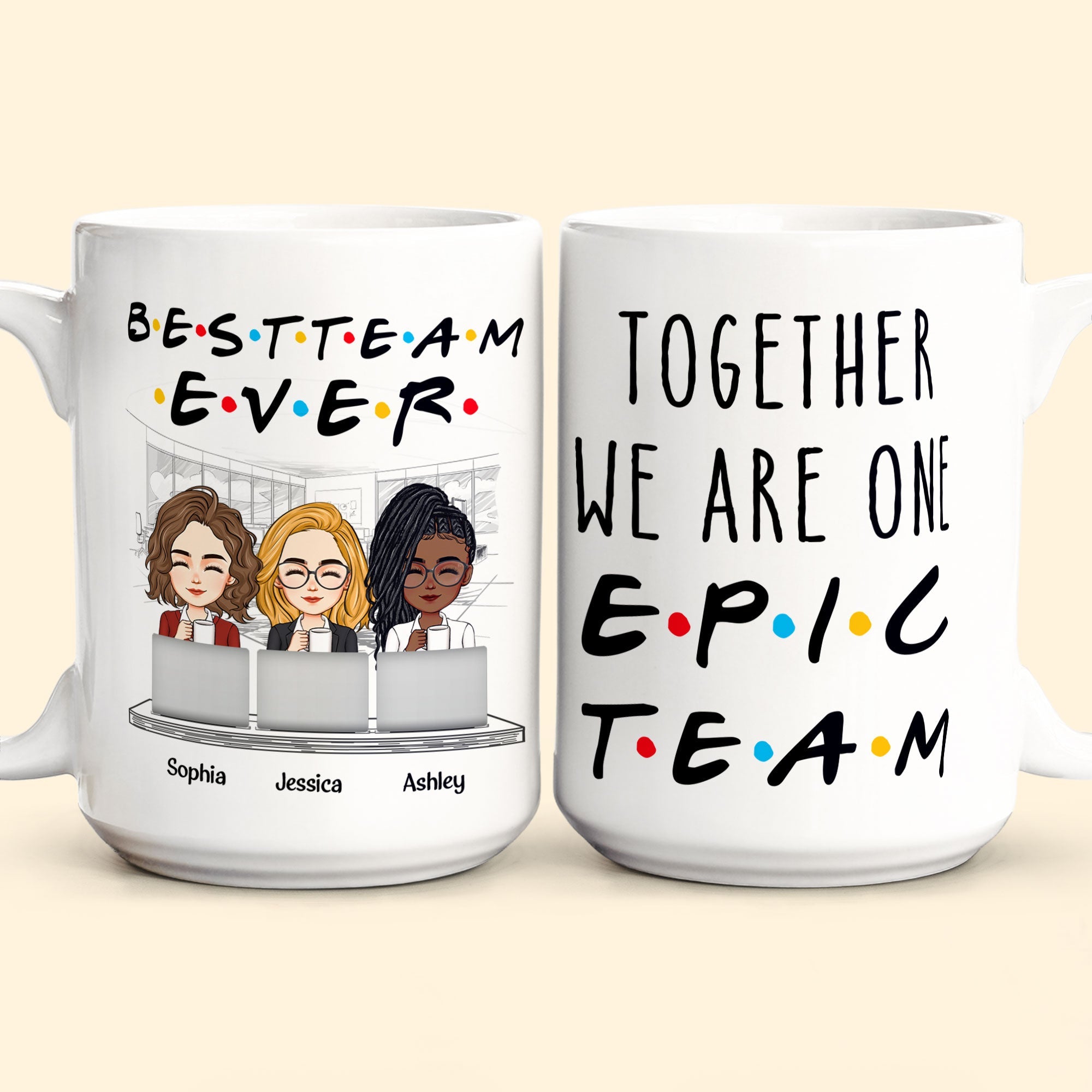 Best Team Ever 2 - Personalized Mug