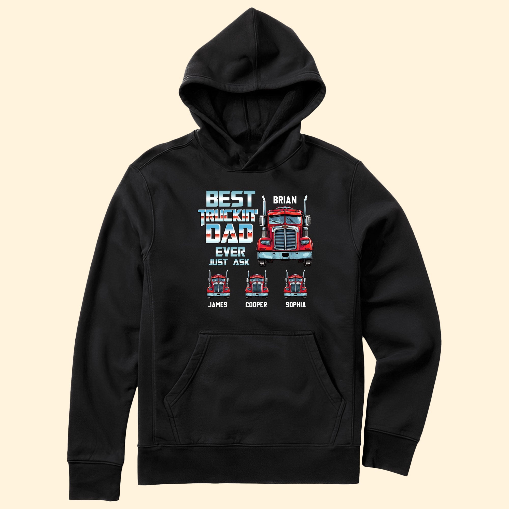 Best Trucking Dad Ever - Personalized Shirt