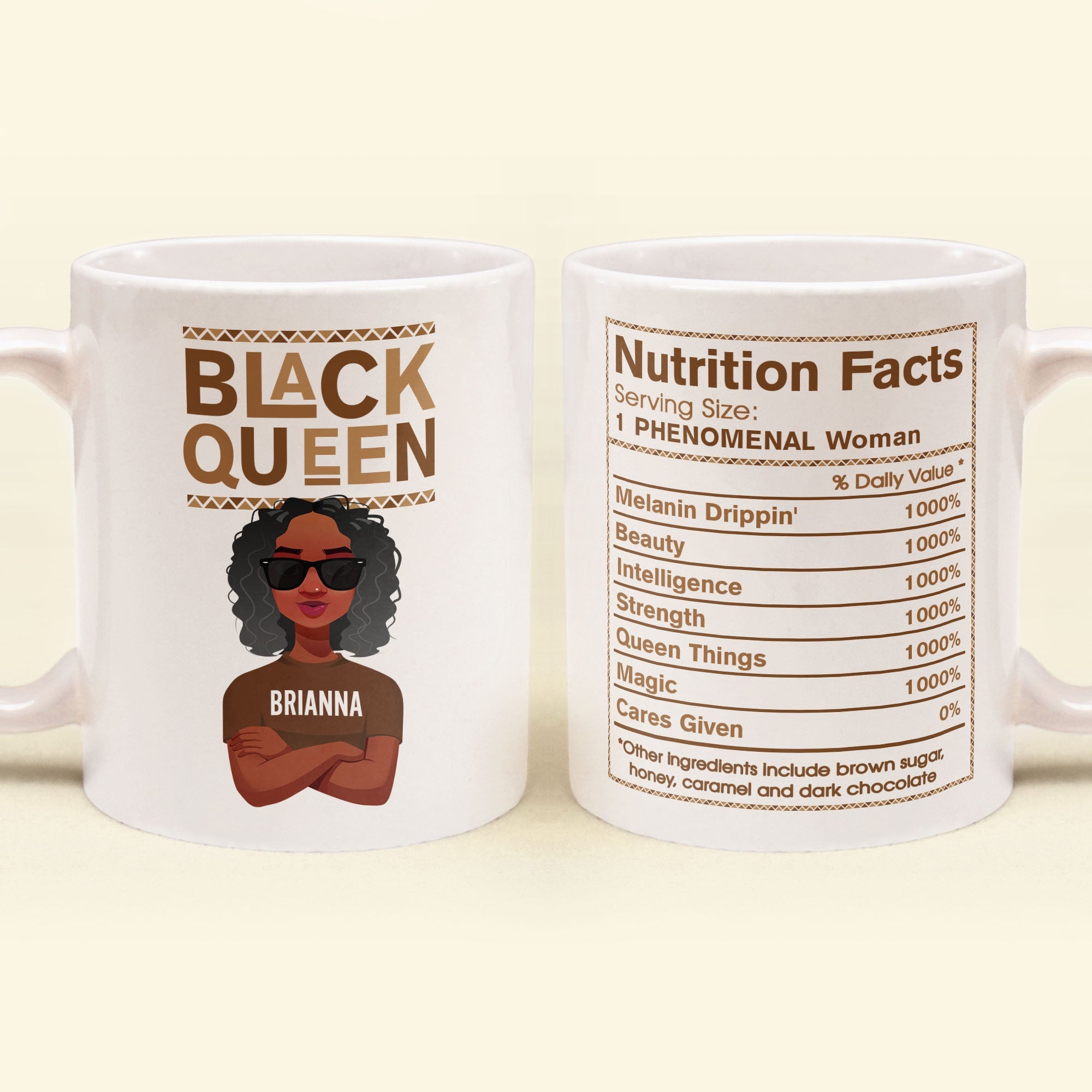 Black Queen Facts - Personalized Mug