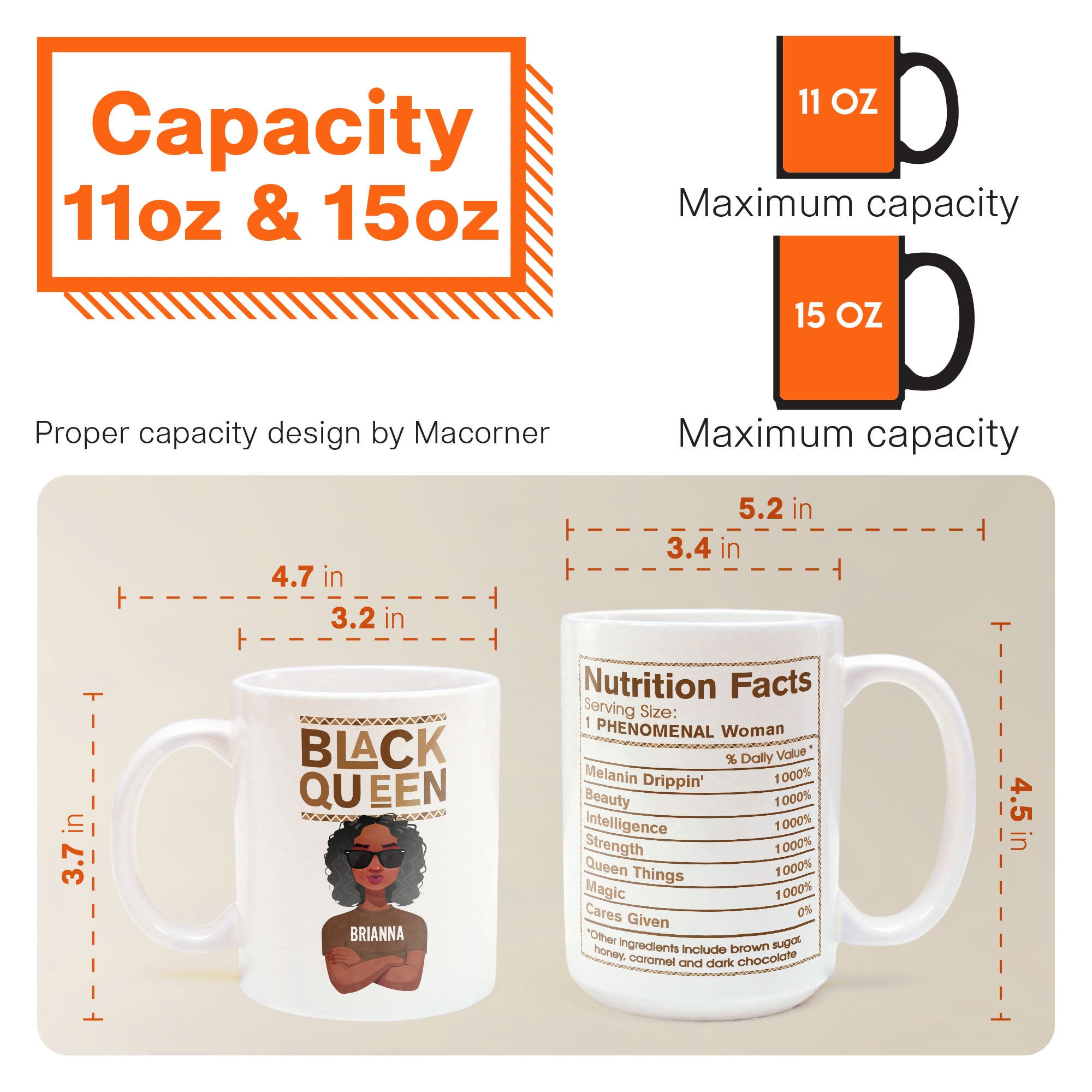 Black Queen Facts - Personalized Mug