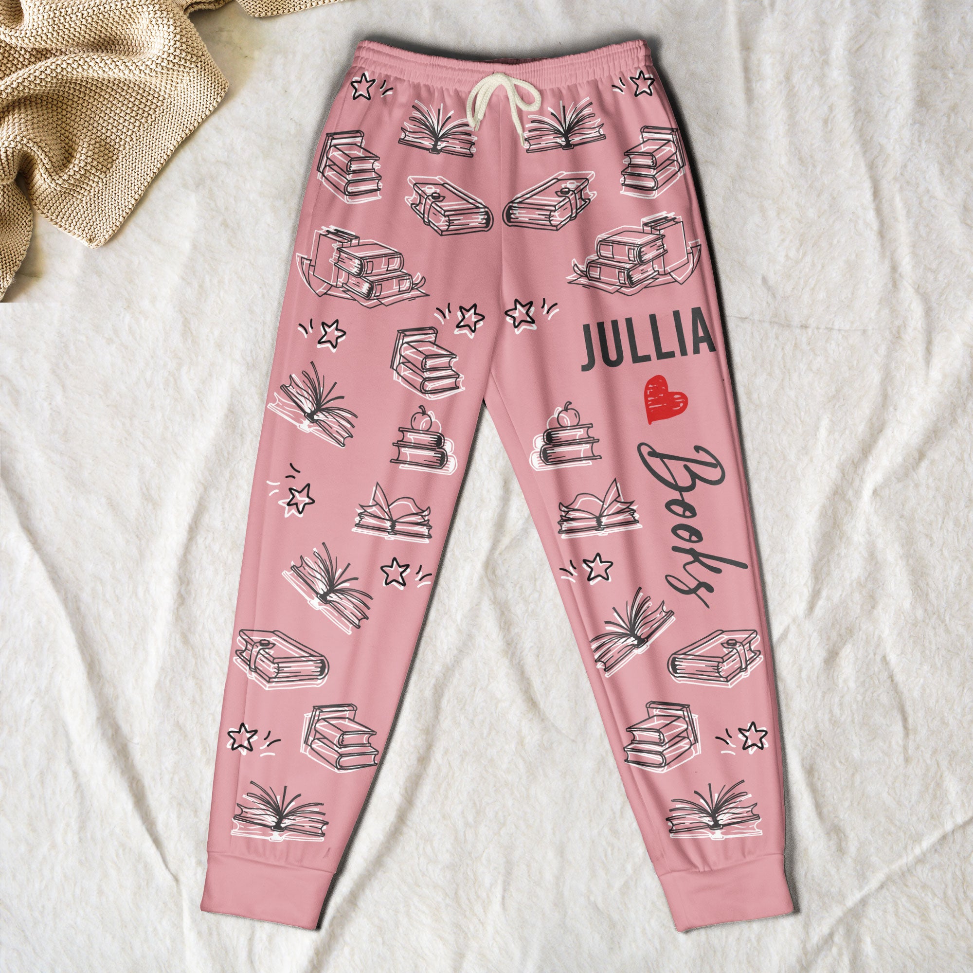 Book Lovers Custom Name - Personalized Sweatpants