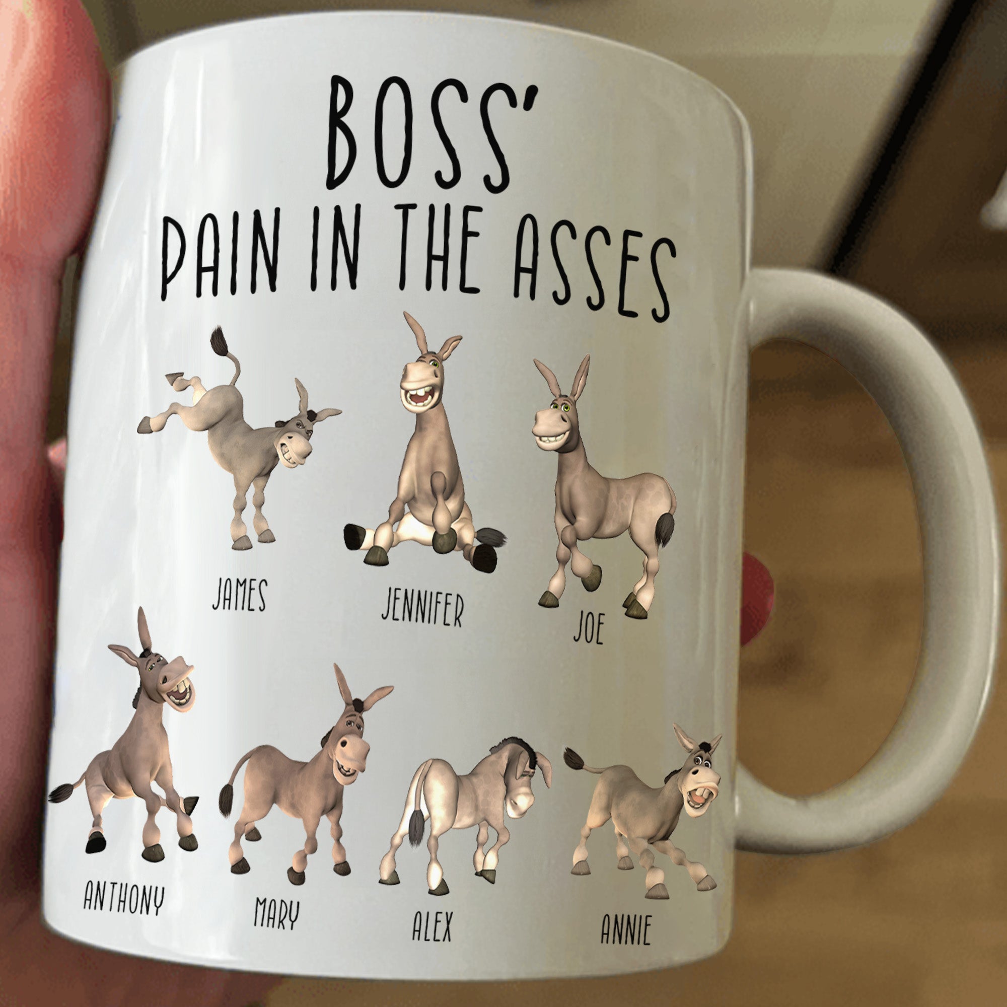 Boss' Pain In The Asses - Funny Boss Gift - Personalized Mug