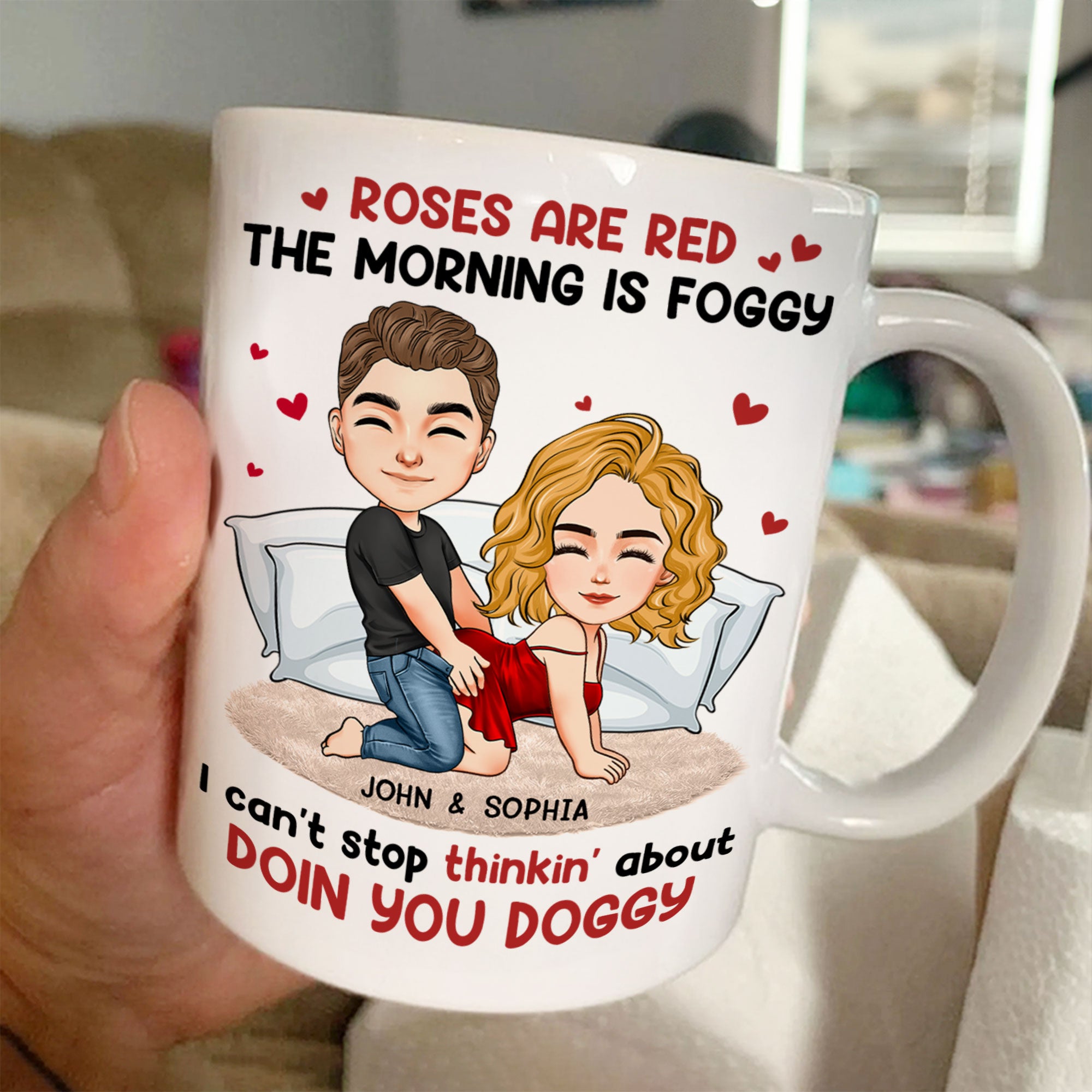 Can't Stop Thinkin' About Doin You Doggy - Personalized Mug