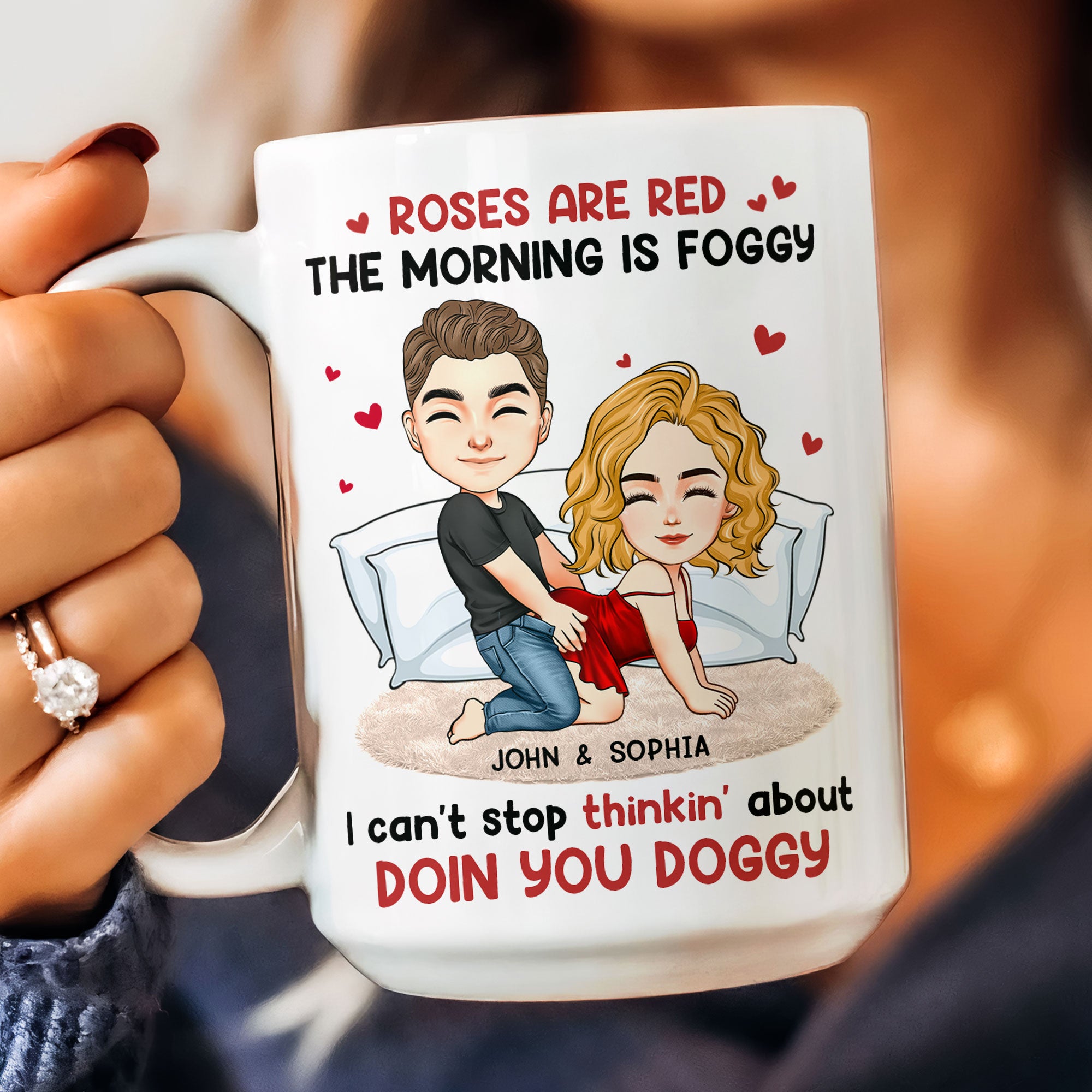 Can't Stop Thinkin' About Doin You Doggy - Personalized Mug