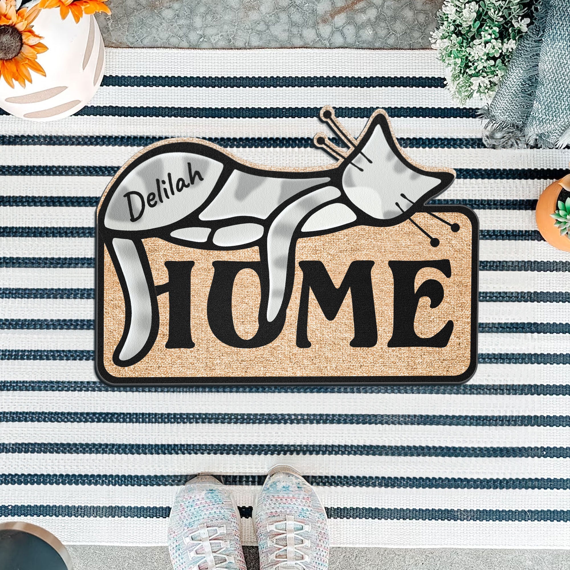 Cat Home - Personalized Doormat