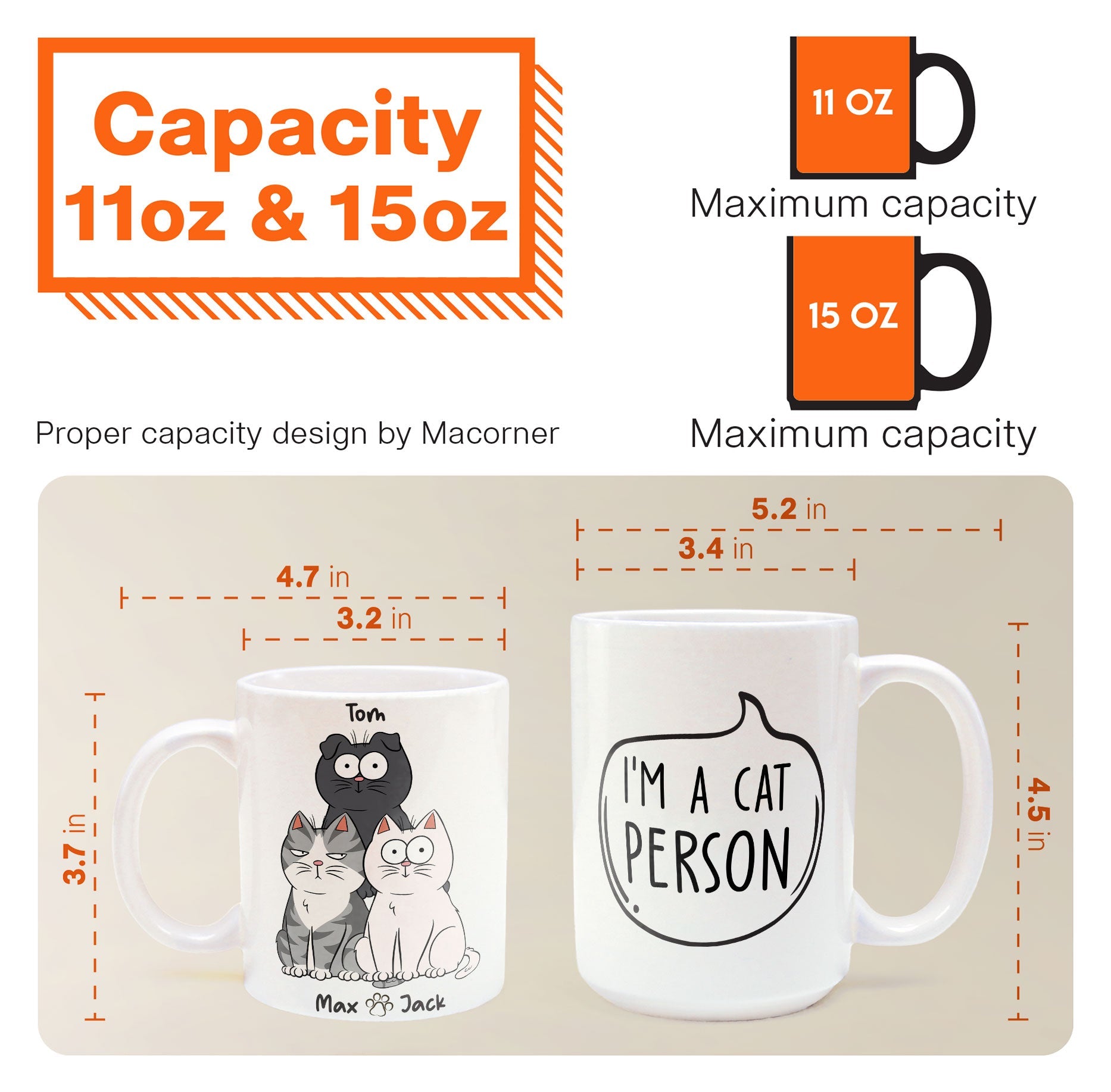 Cat Person - Personalized Mug