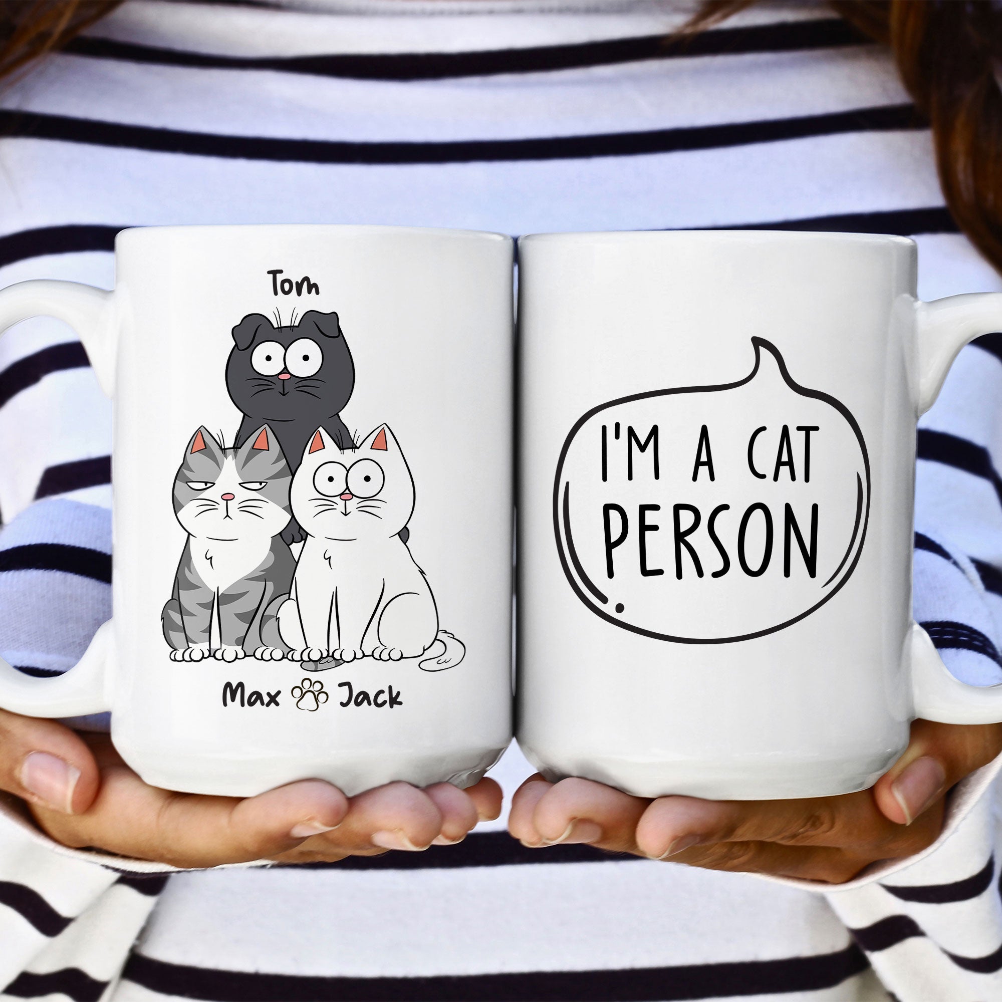 Cat Person - Personalized Mug