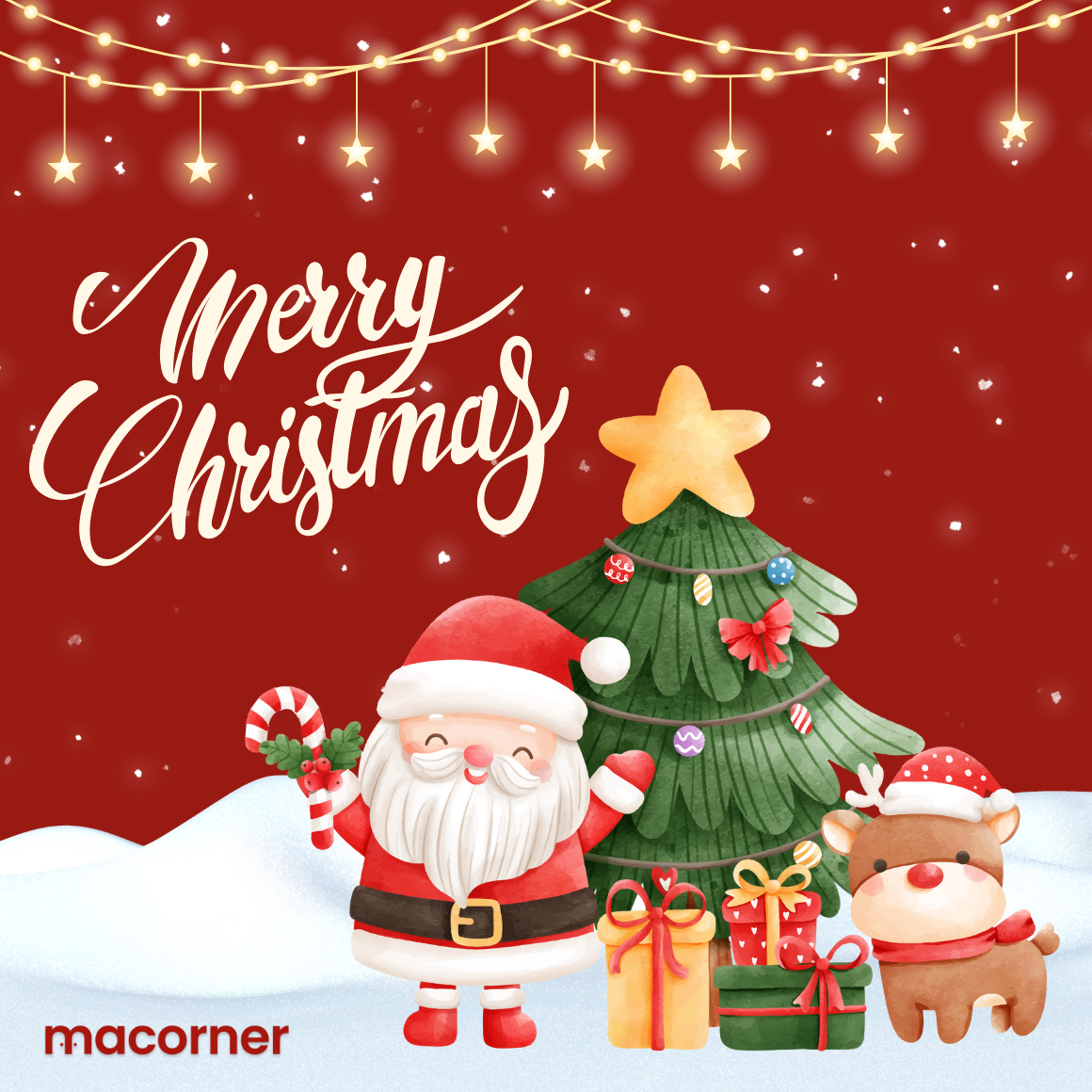 Merry Christmas Macorner Gift Card