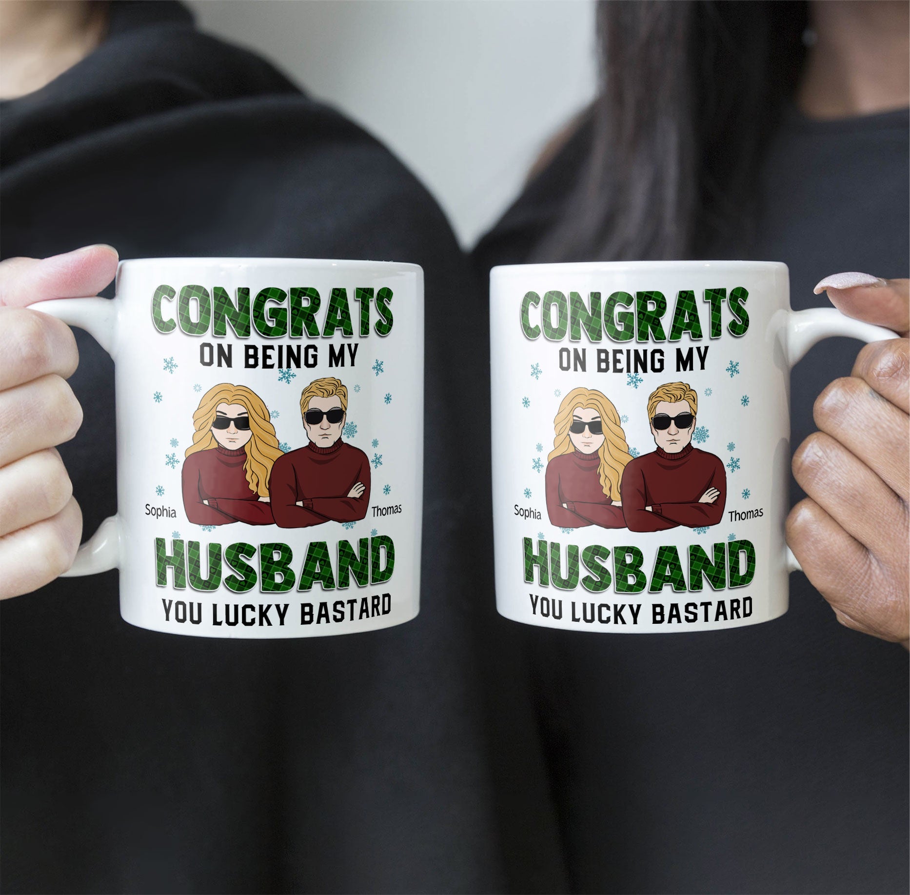 Congrats On Being My Husband- Personalized Mug