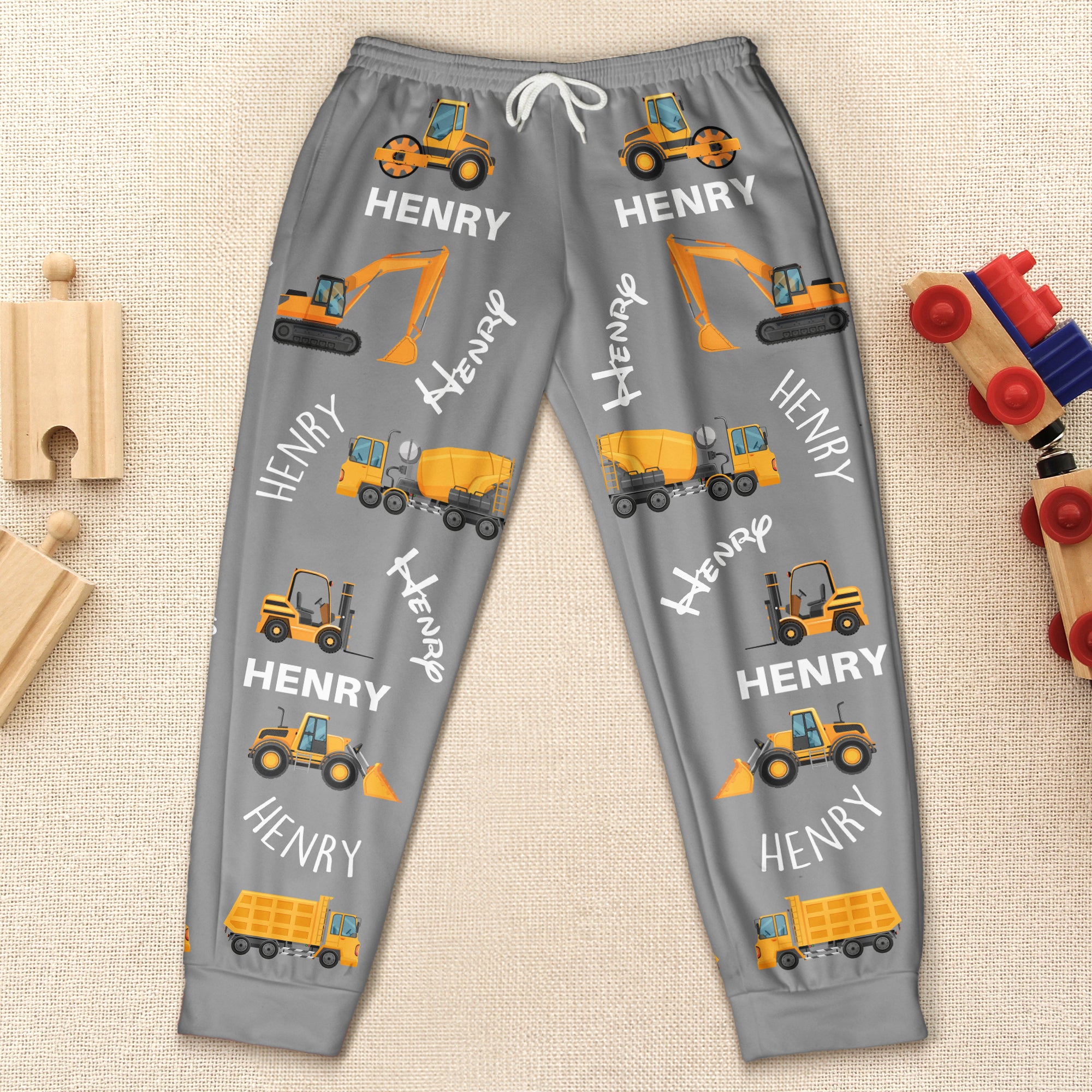 Construction Truck Baby - Personalized Sweatpants